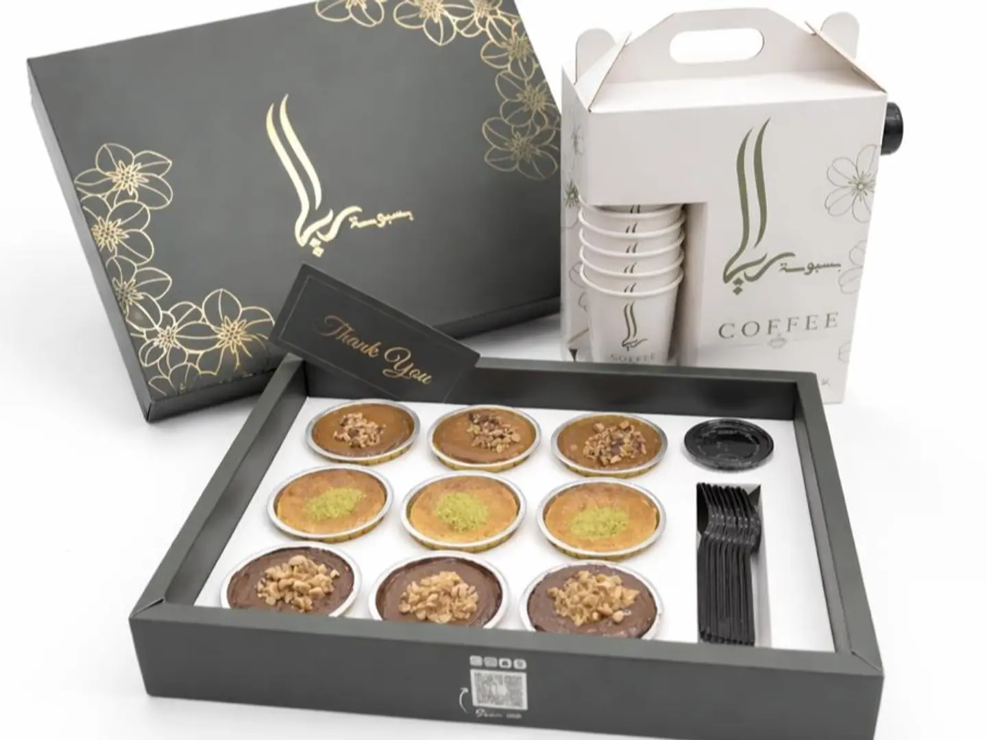 بوكس اكواب بسبوسة مكس مع جيك قهوة اليوم مع جيك قهوة اليوم لتر ونصف مع 6 أكواب