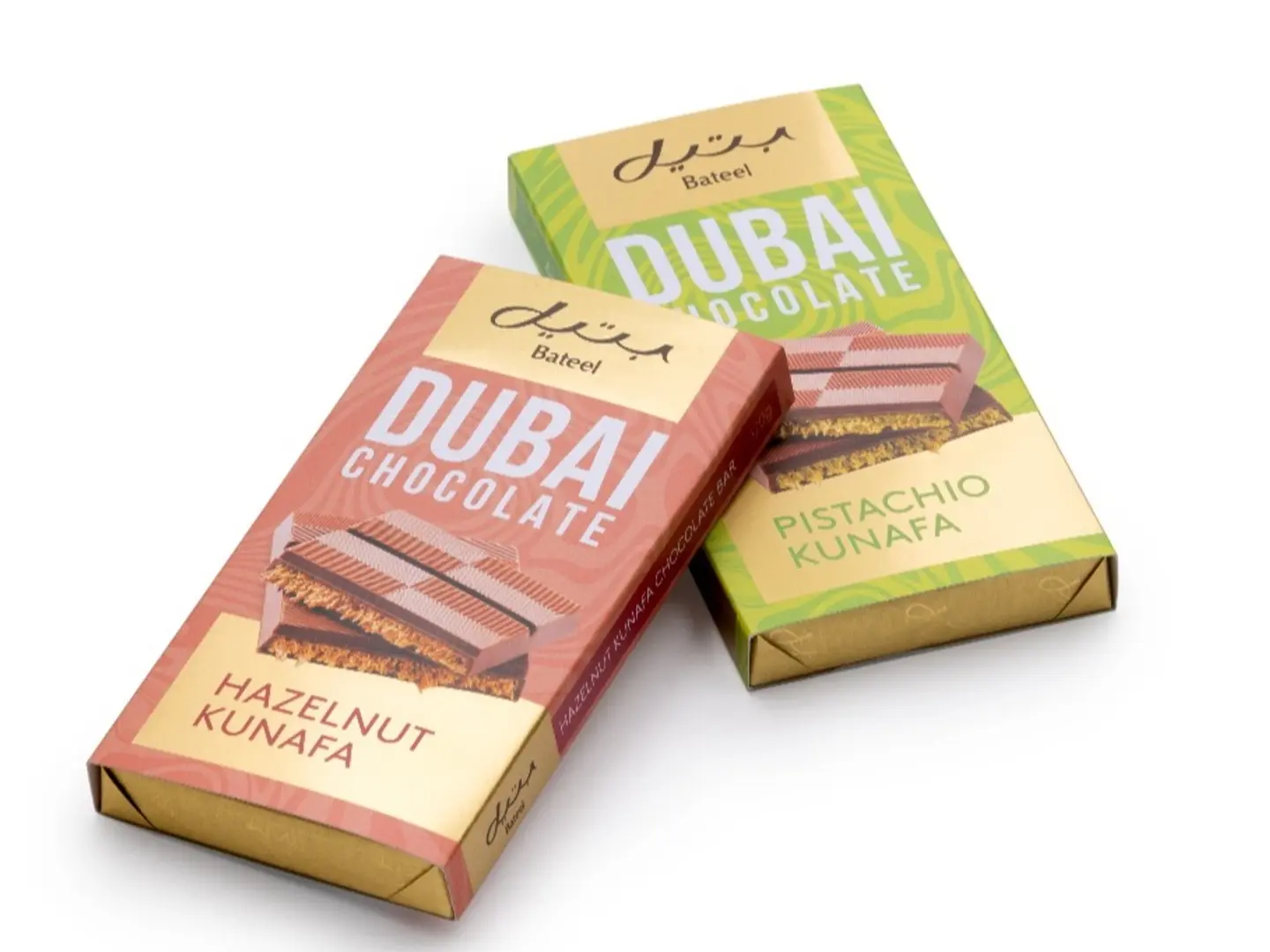 شوكولاته دبي ١٢٠ جرام - لوحة شوكولاته بالفستق