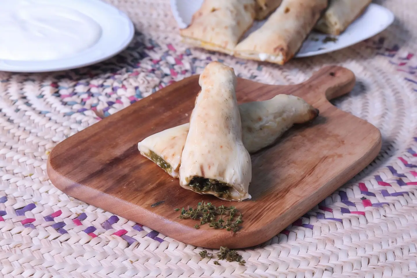 فطيرة جبن زعتر