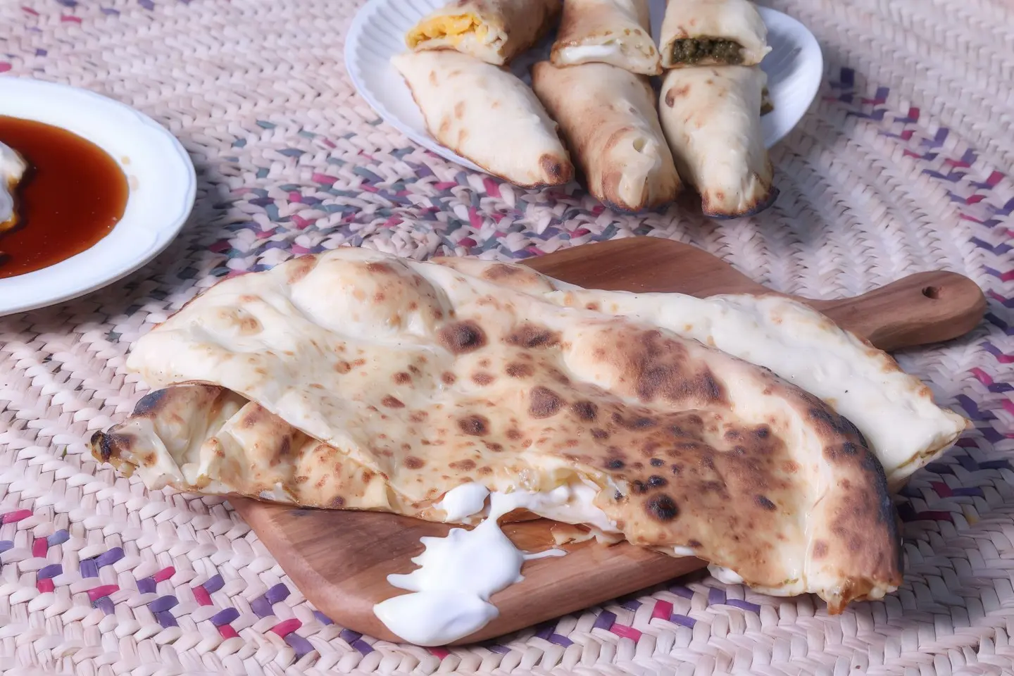 قرص جبنة سائلة و التشدر