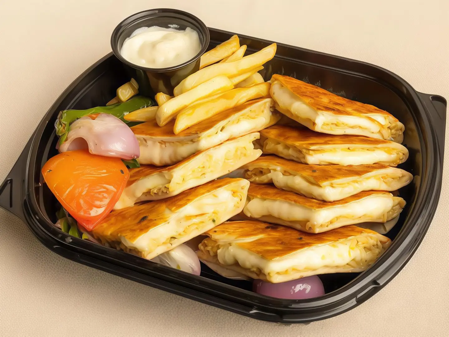 طوشكا دجاج بالجبن