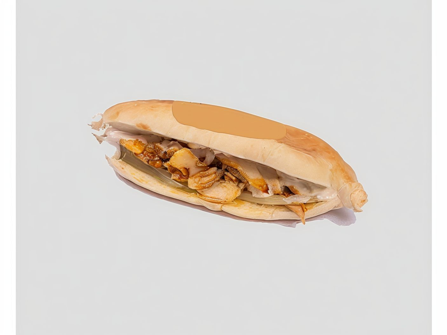 سندويتش شاورما خبز عراقي