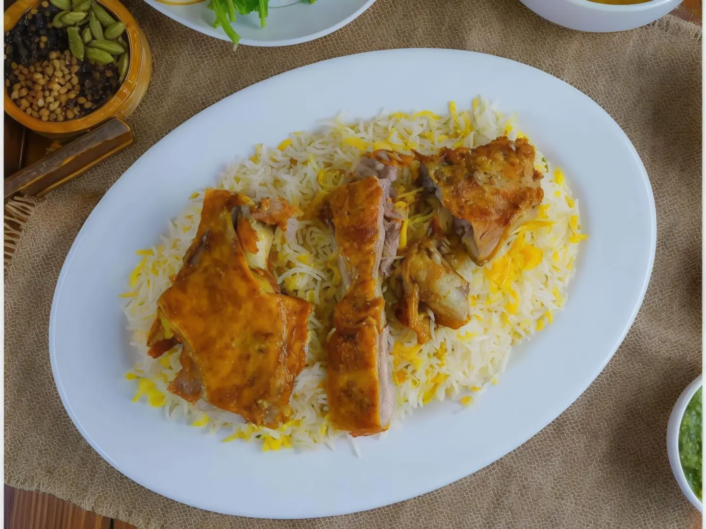 مندي لحم حضرمي
