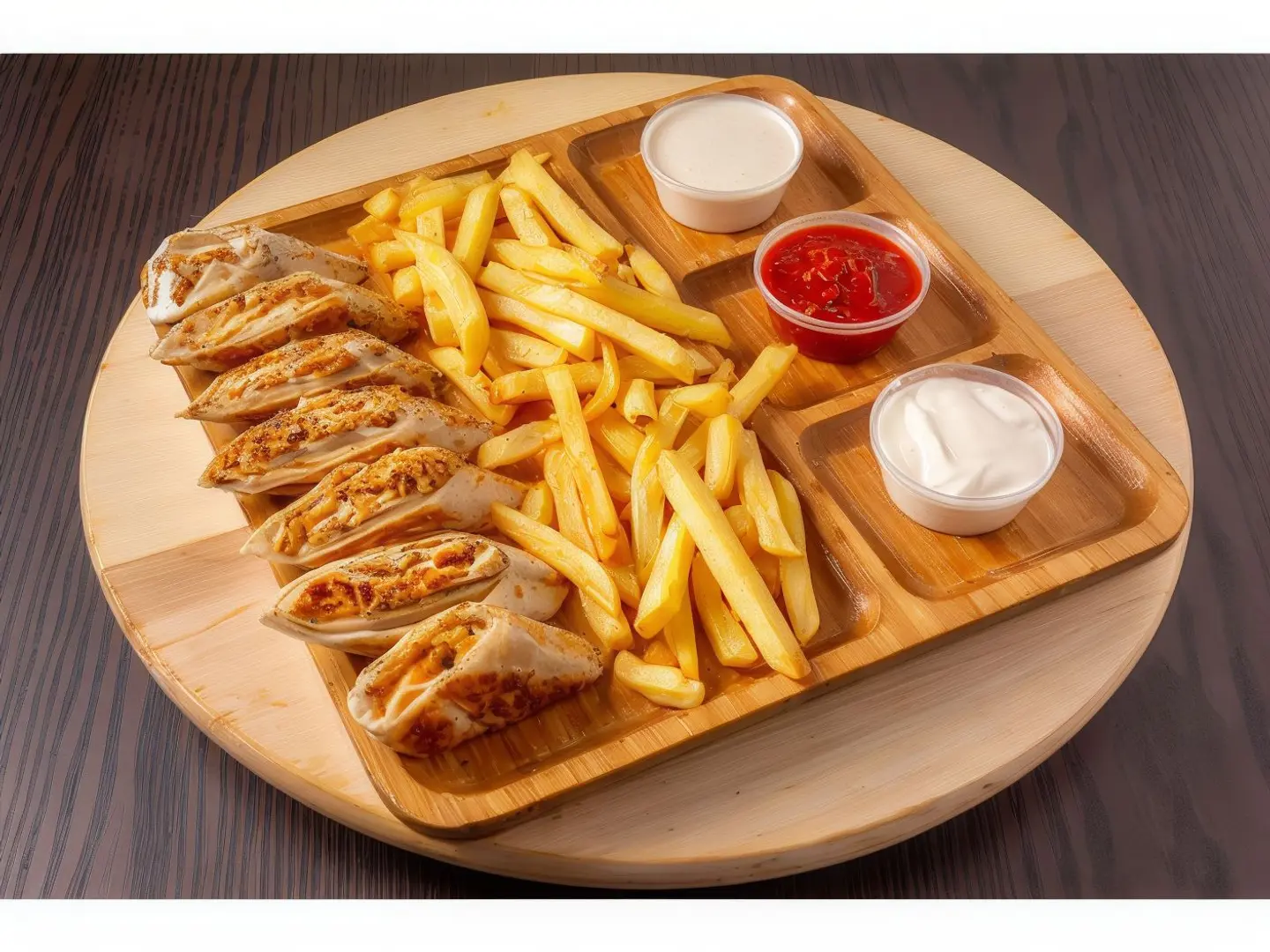 Chicken Arabic Bread Meal