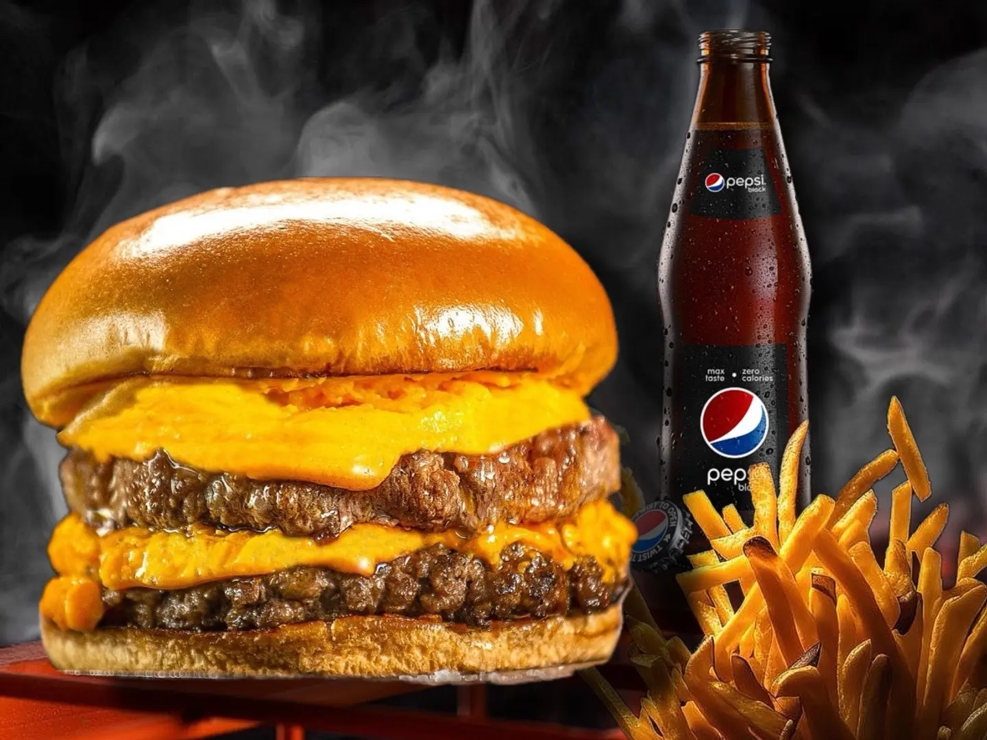 Double Beef Burger Meal