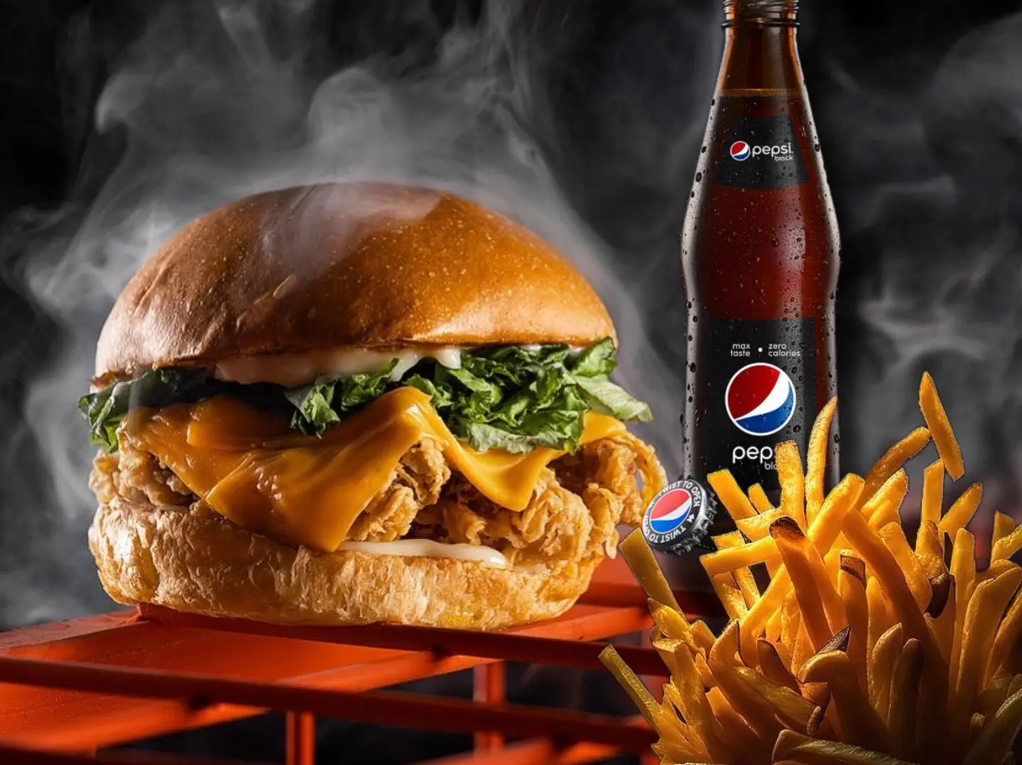 وجبة برجر كرسبي