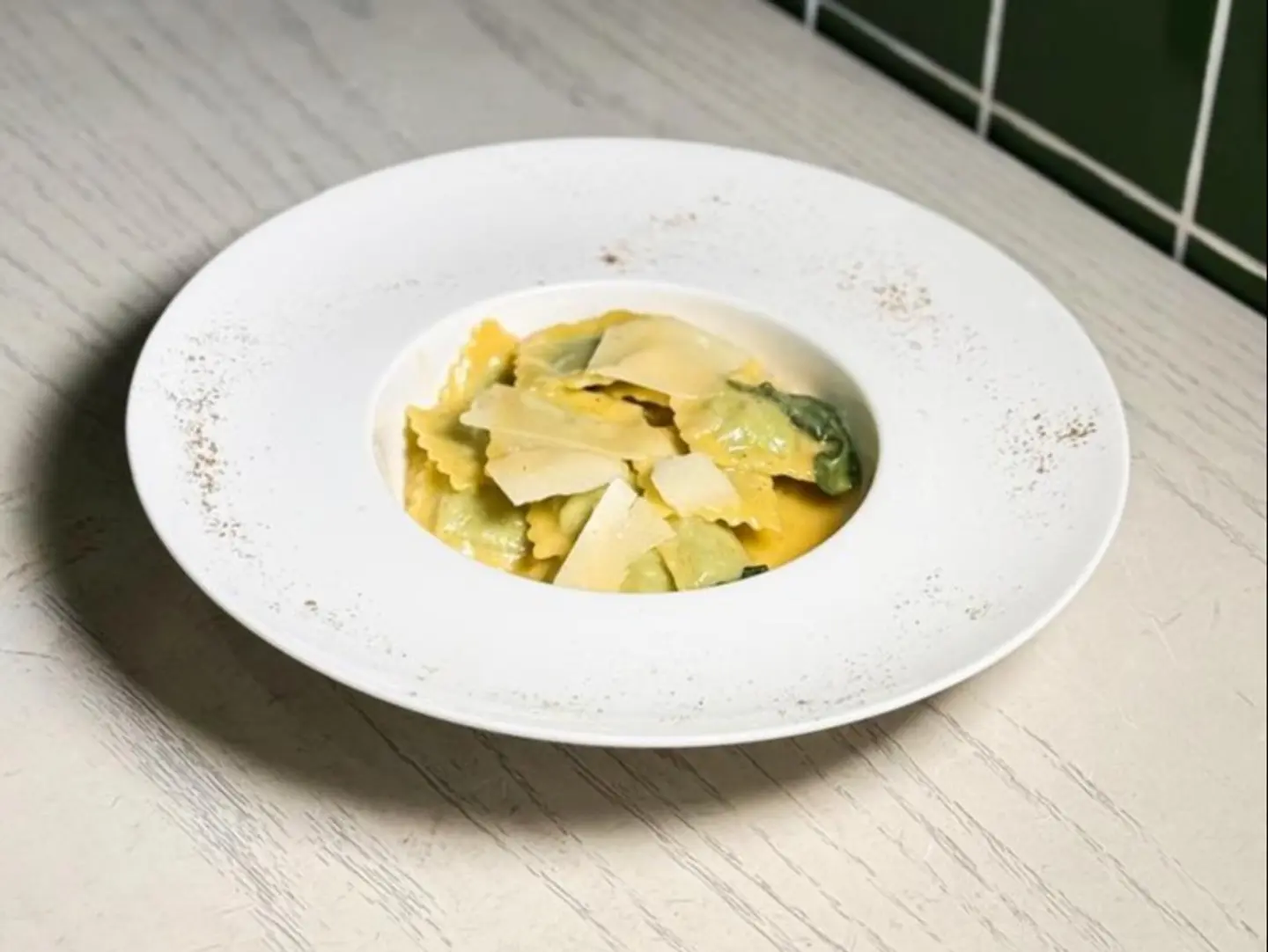 رافيولي السبانخ