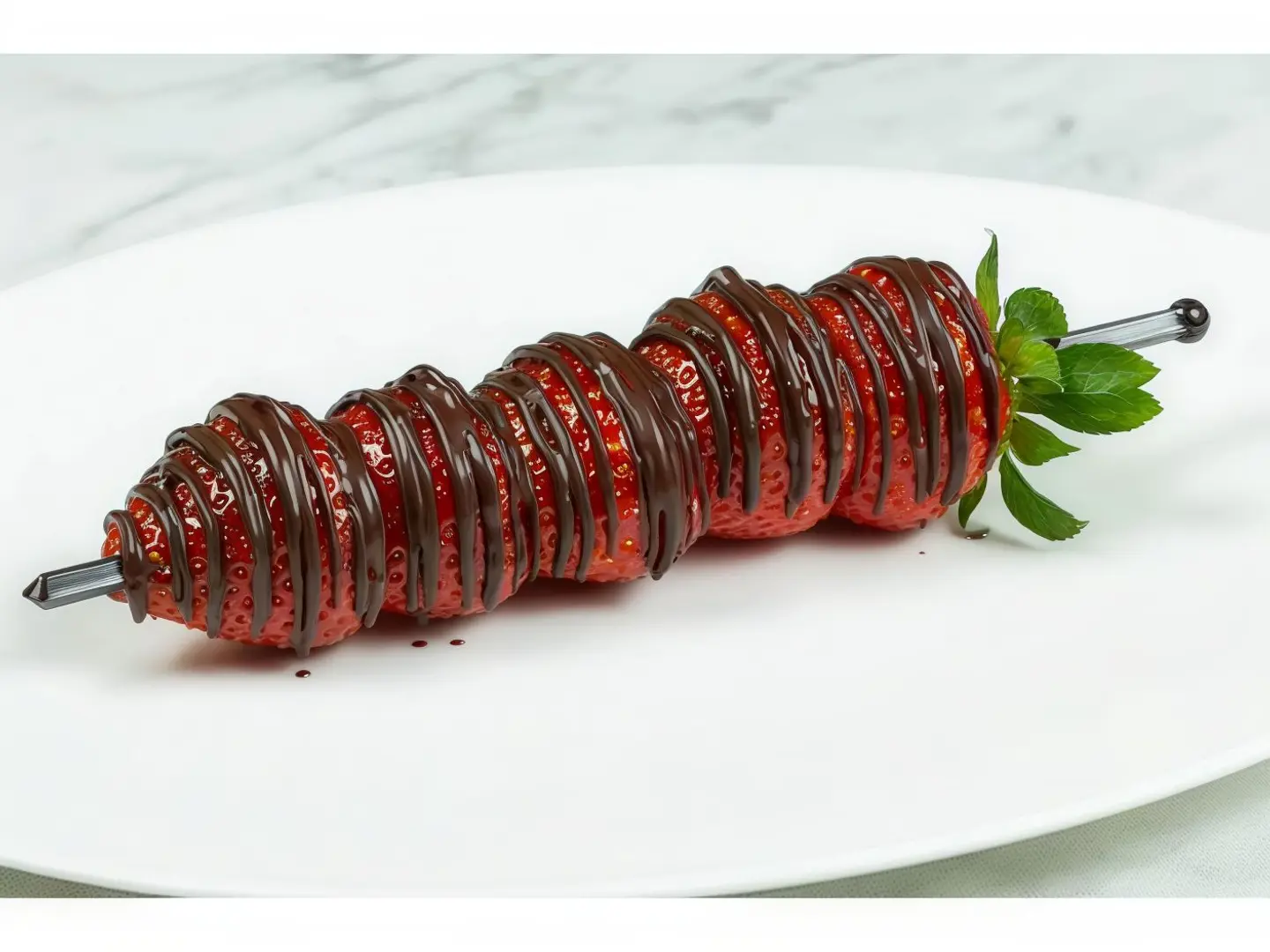 Strawberry Stick Plate