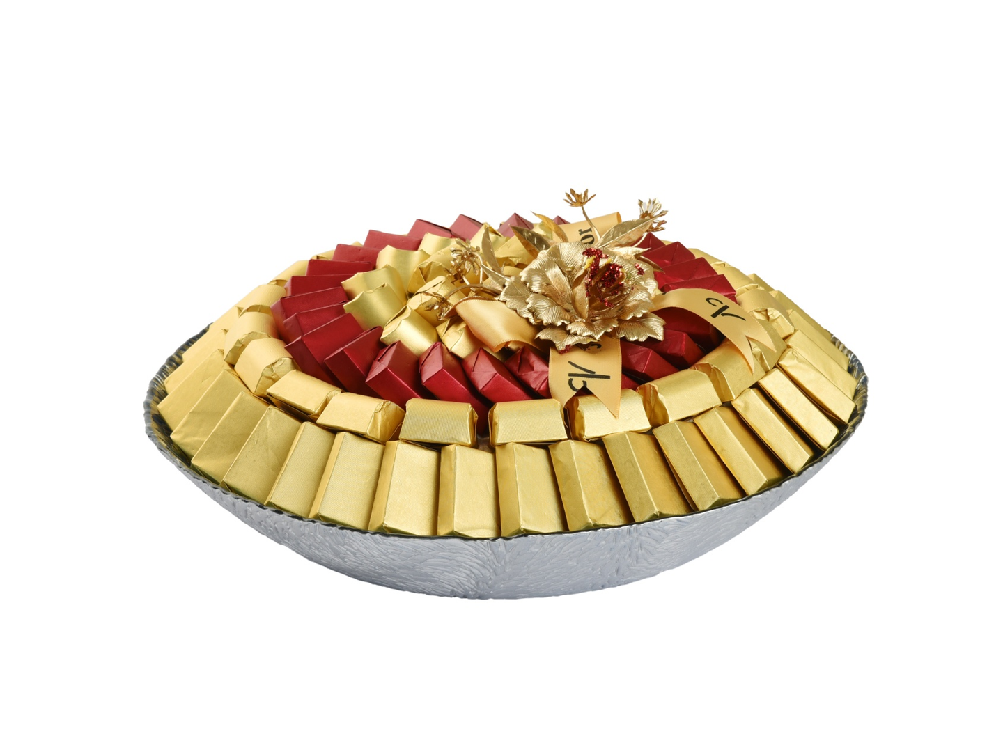 240g Round Glass Chocolate Plate