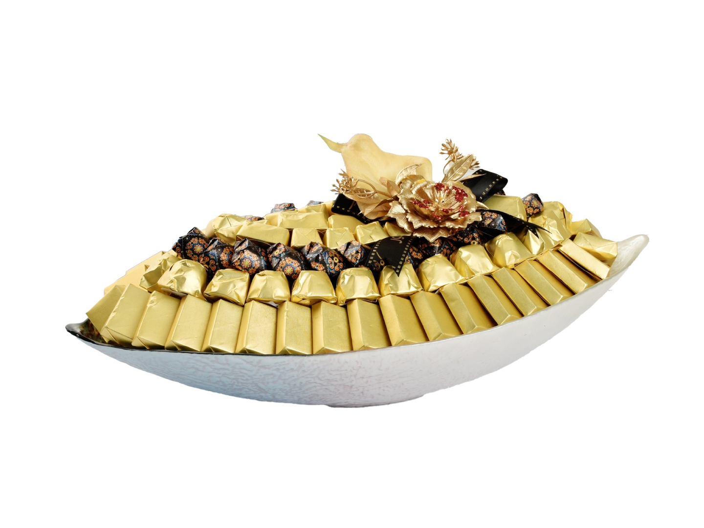 260 Oval Glass Chocolate Plate Ghouit