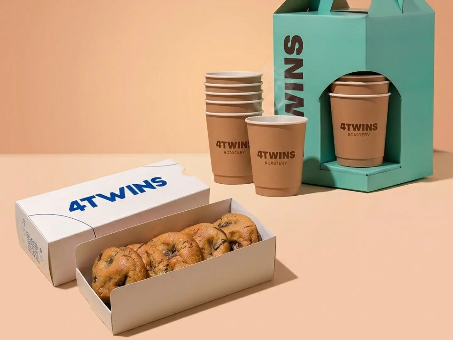 Cookies Box 5 Pcs & Coffee Gallon 1 Liter