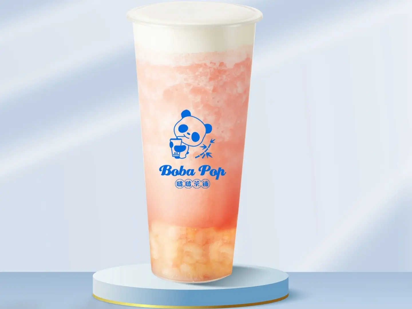 Peach Boba Smoothie Cloud