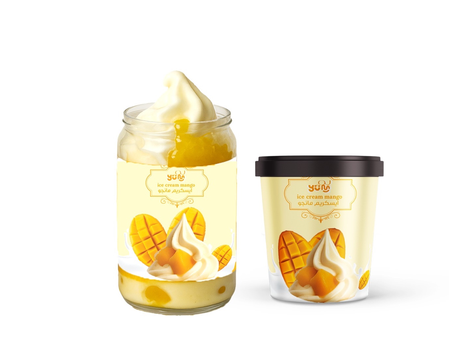 مانجو ايسكريم - صغير