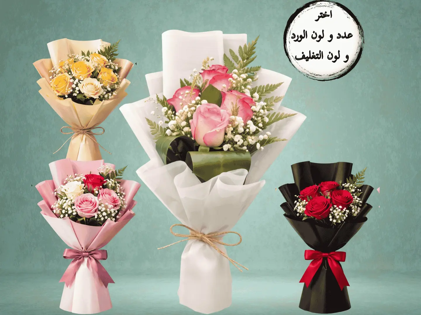 باقة الجوري الصغيرة