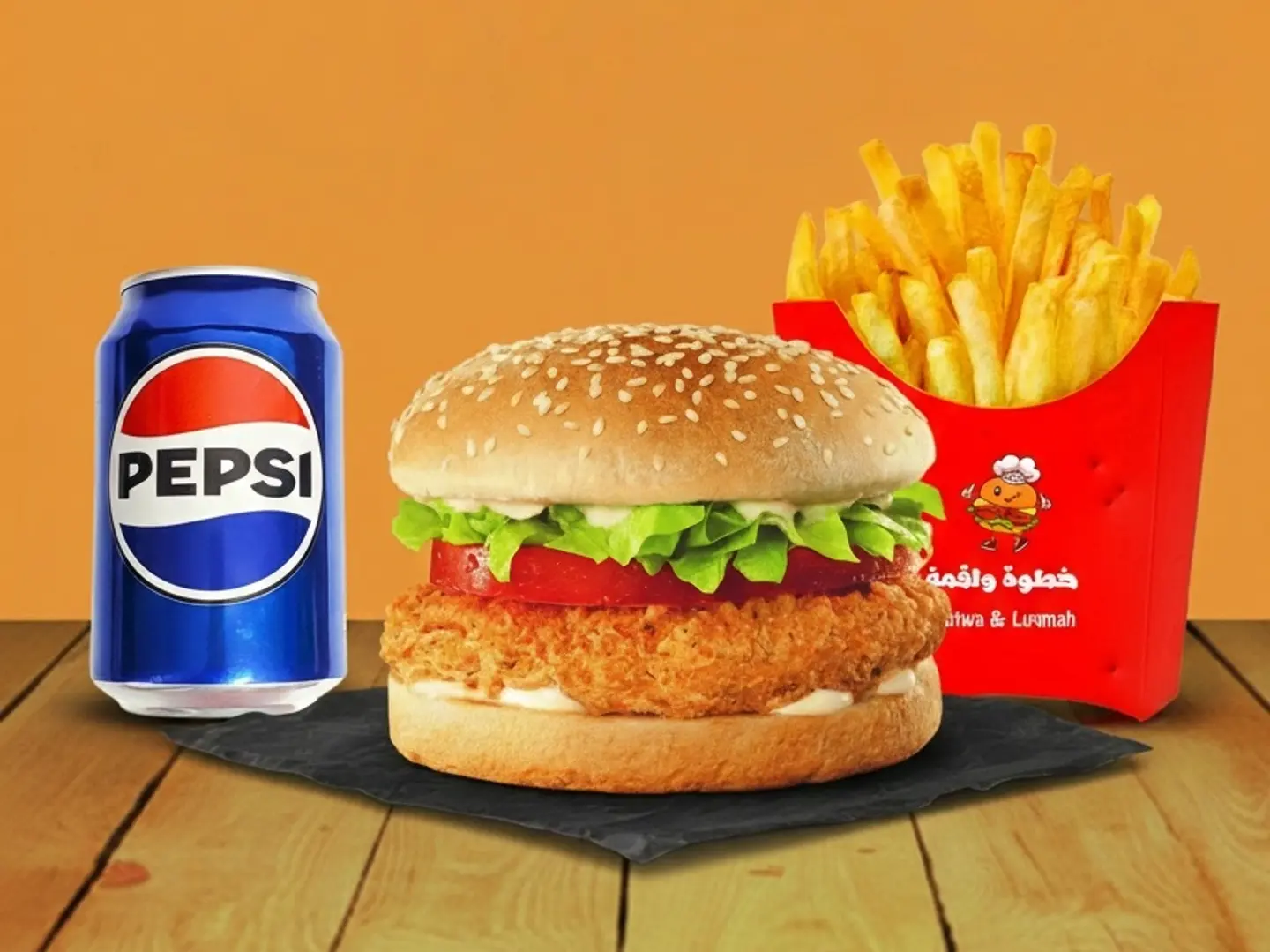 Grilled Chicken Burger Meal