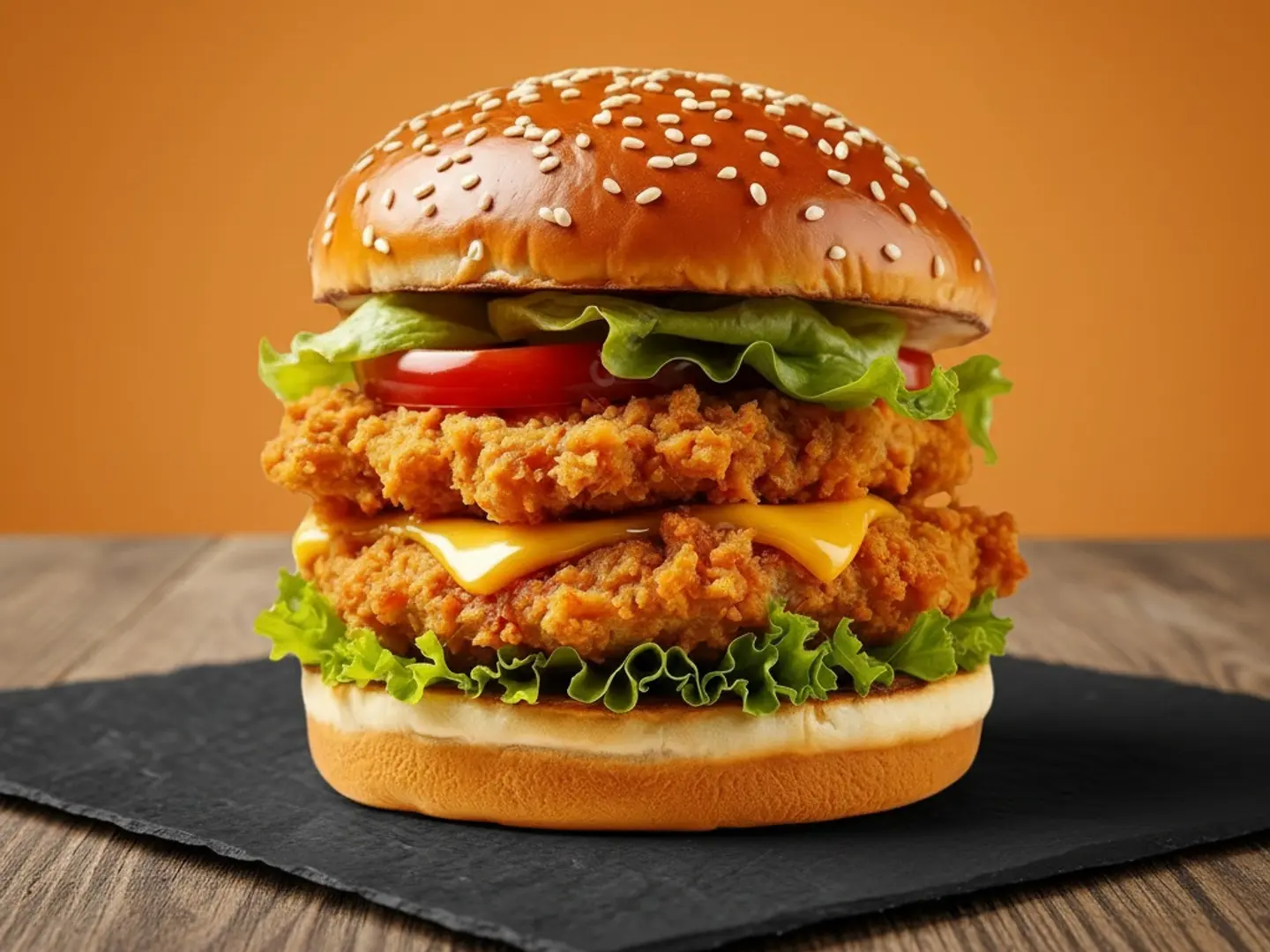 Double Chicken Burger