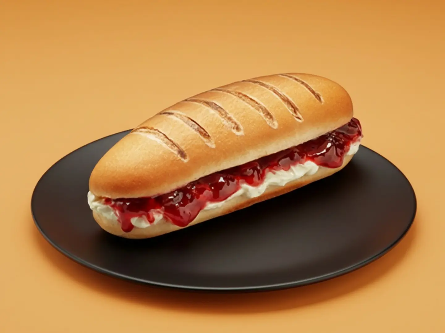 Cheese And Jam Sandwich