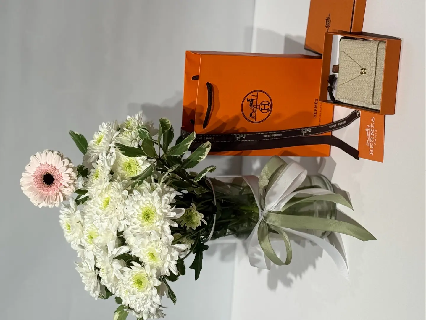 Hermes Necklace With Roses
