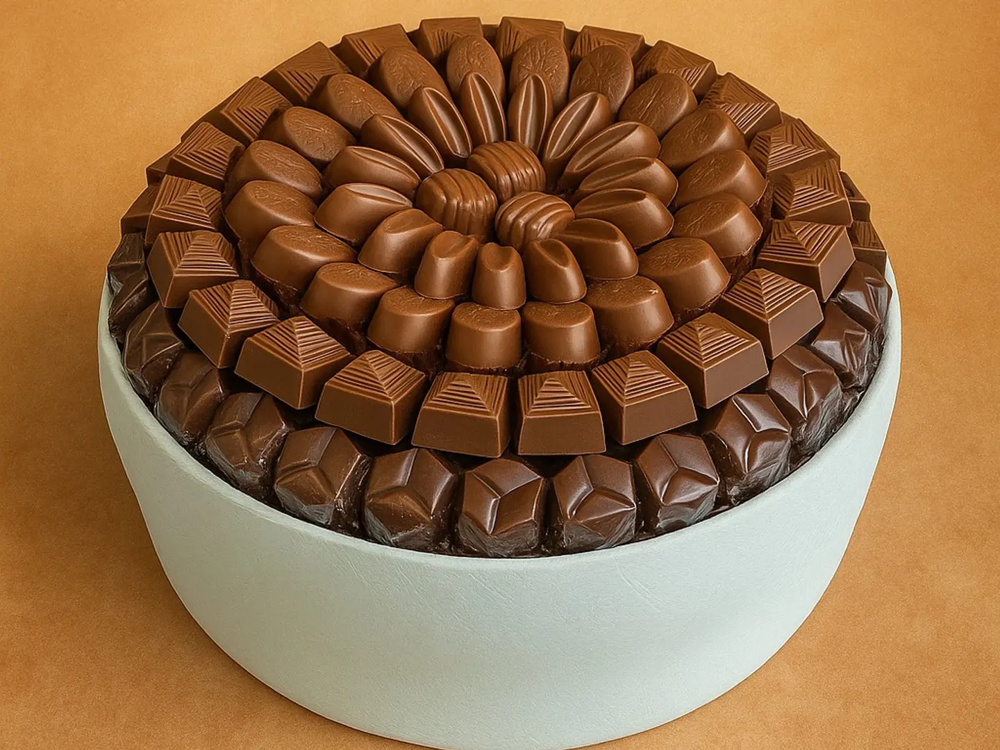 صينية شوكلت مكشوف