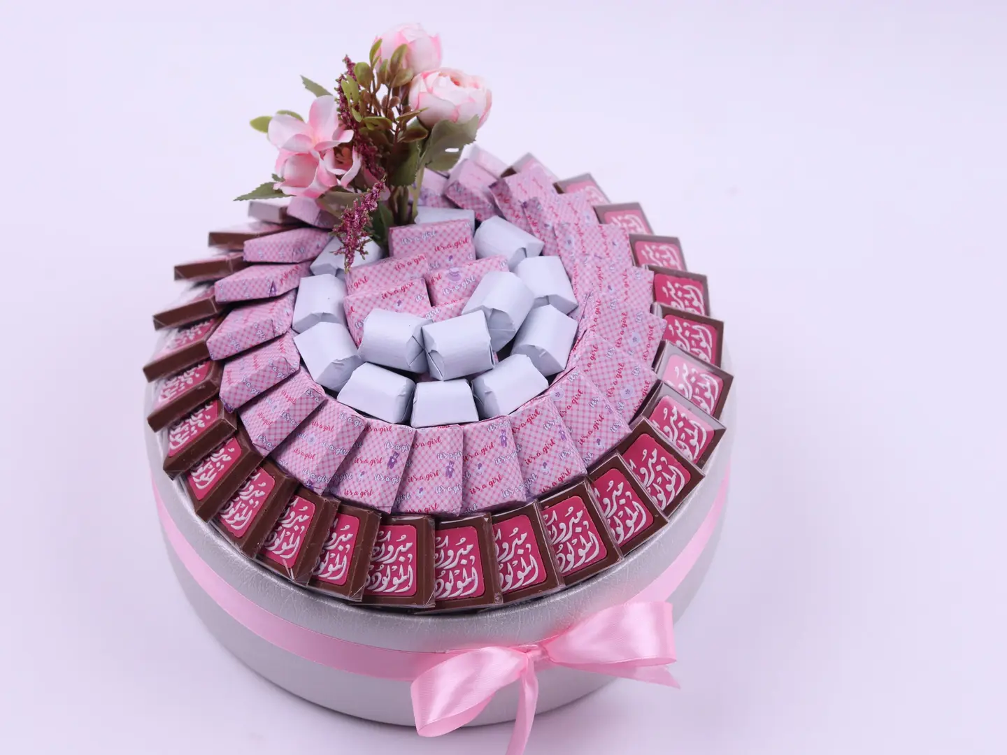 صينية شوكلت مواليد بناتي