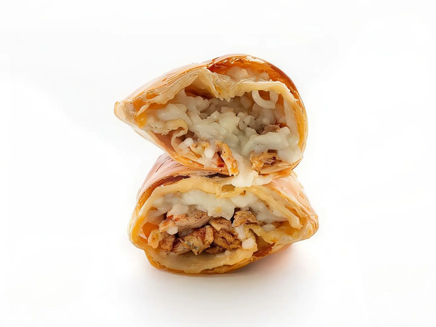 عرايس دجاج جبن