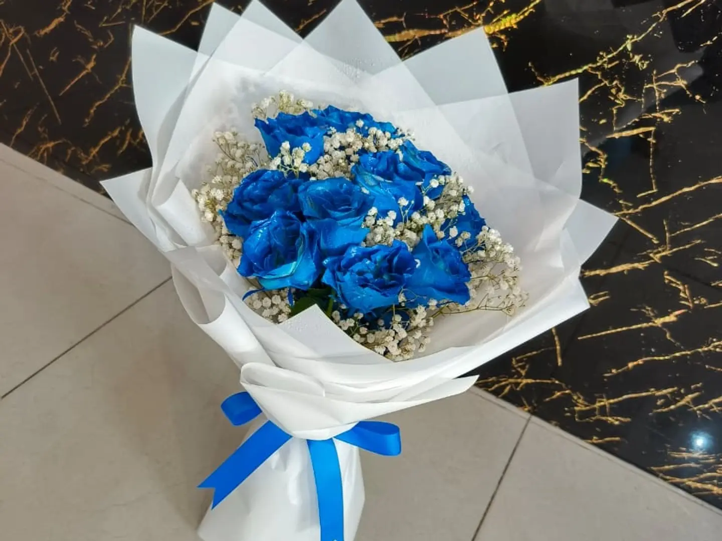 Blue Bouquet 10 Pieces