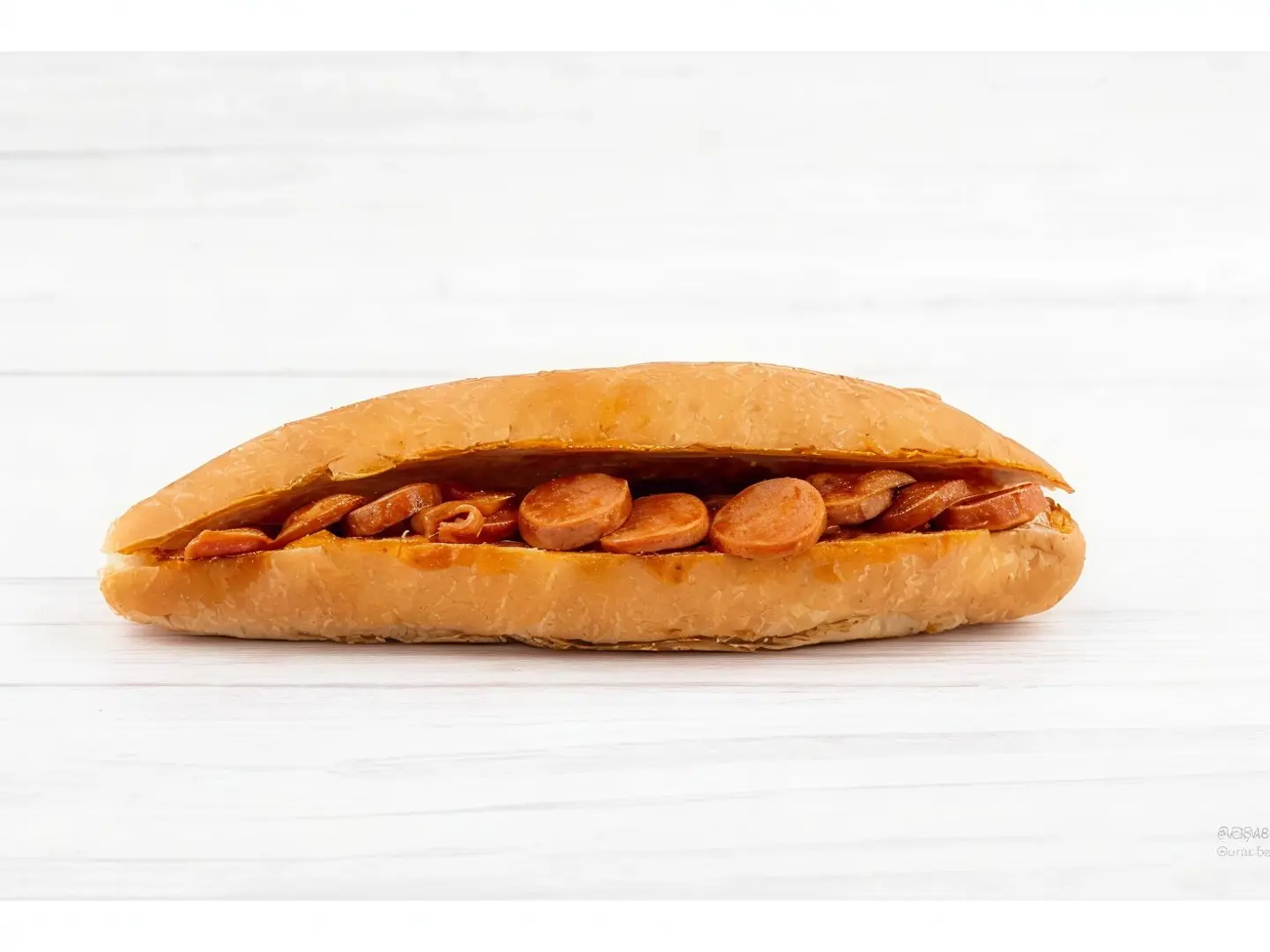 Regular Sliced ​​Sausage Sandwich