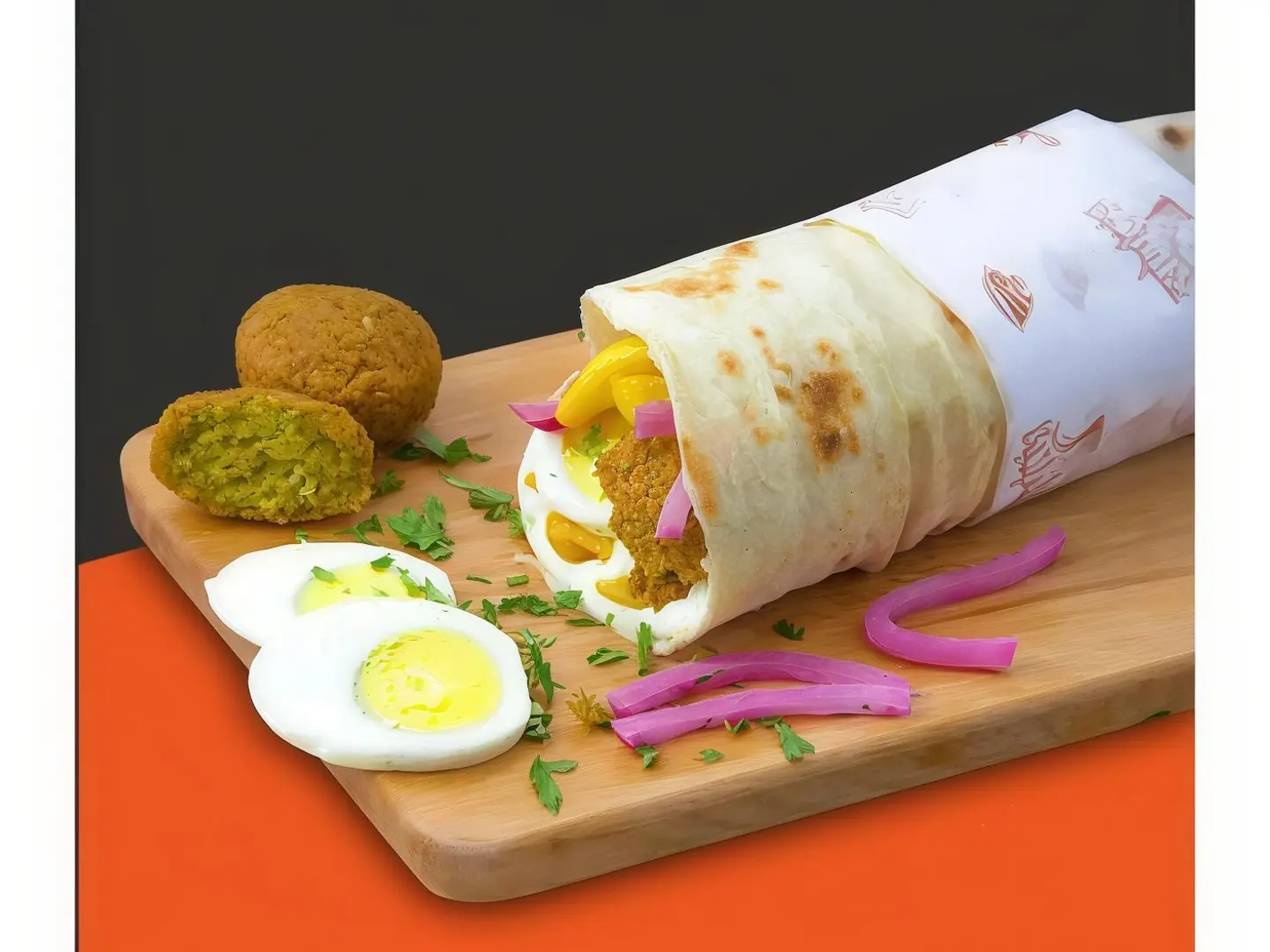 Mixed Falafel With Eggs