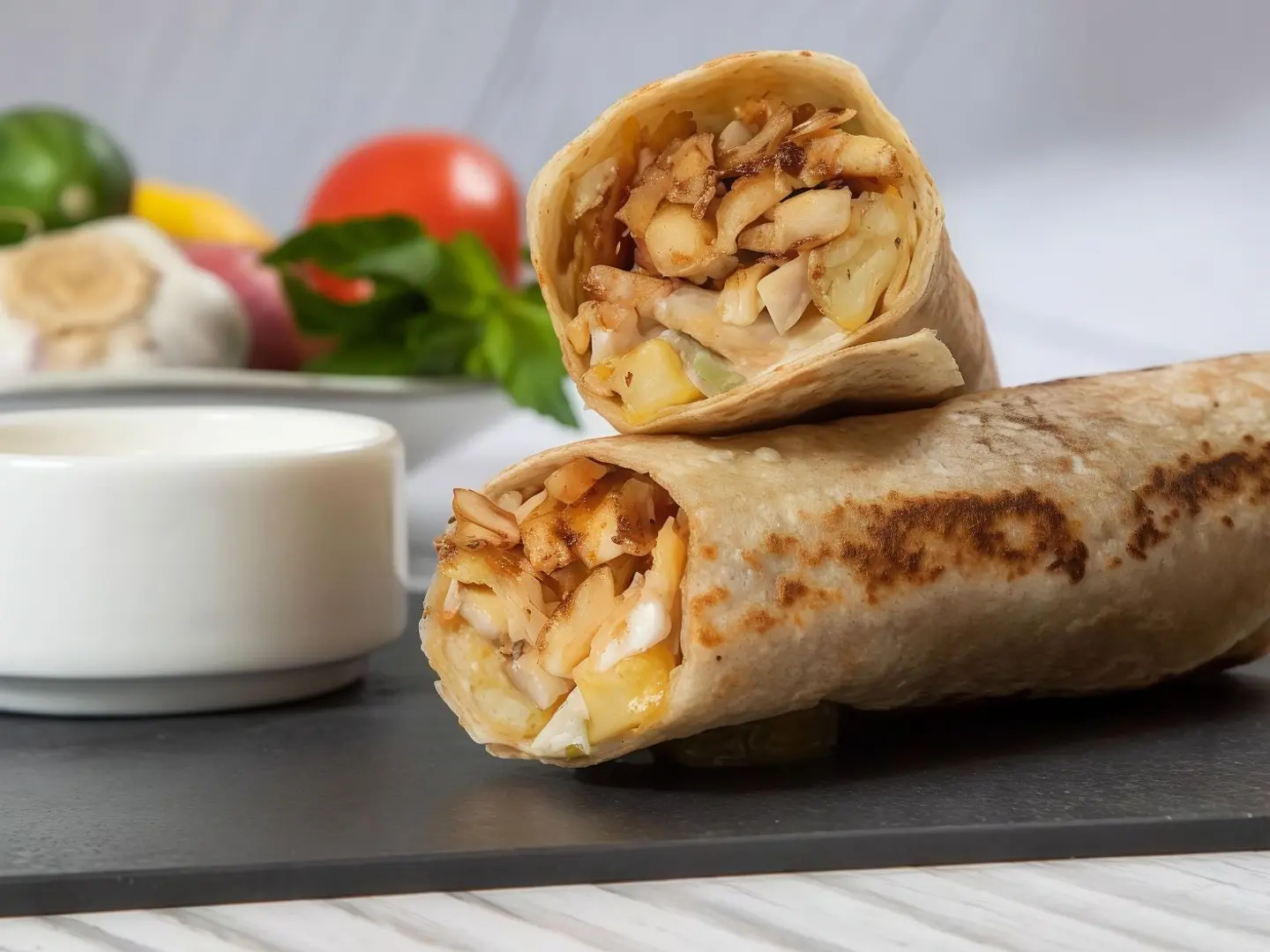 Small Tortilla Shawarma