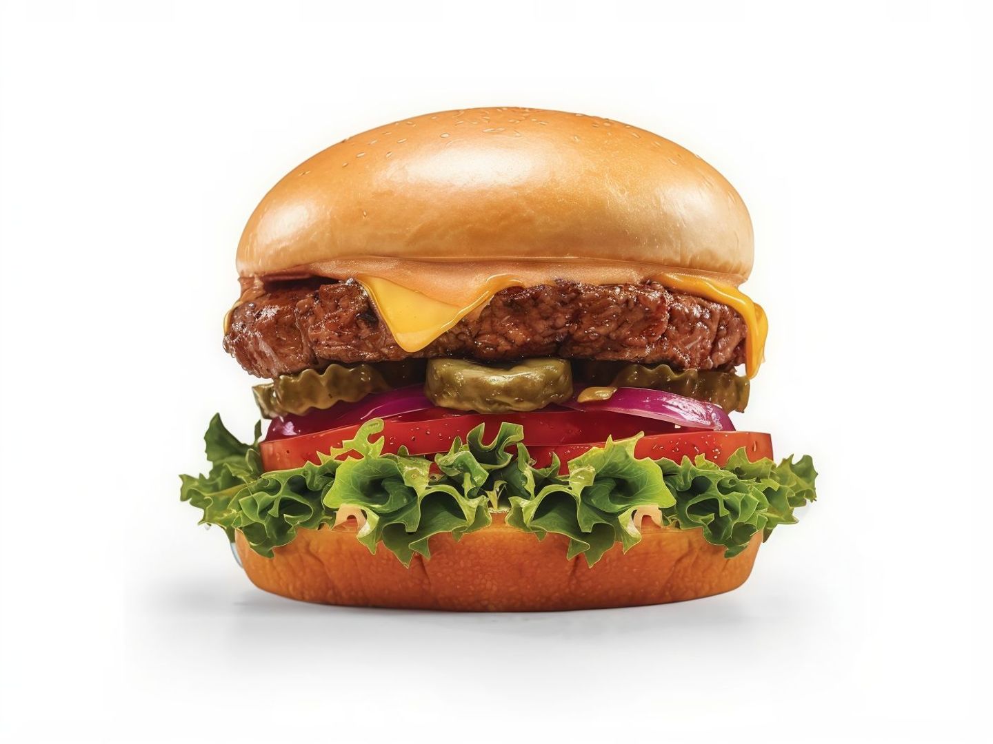 Large Grilled Beef Burger
