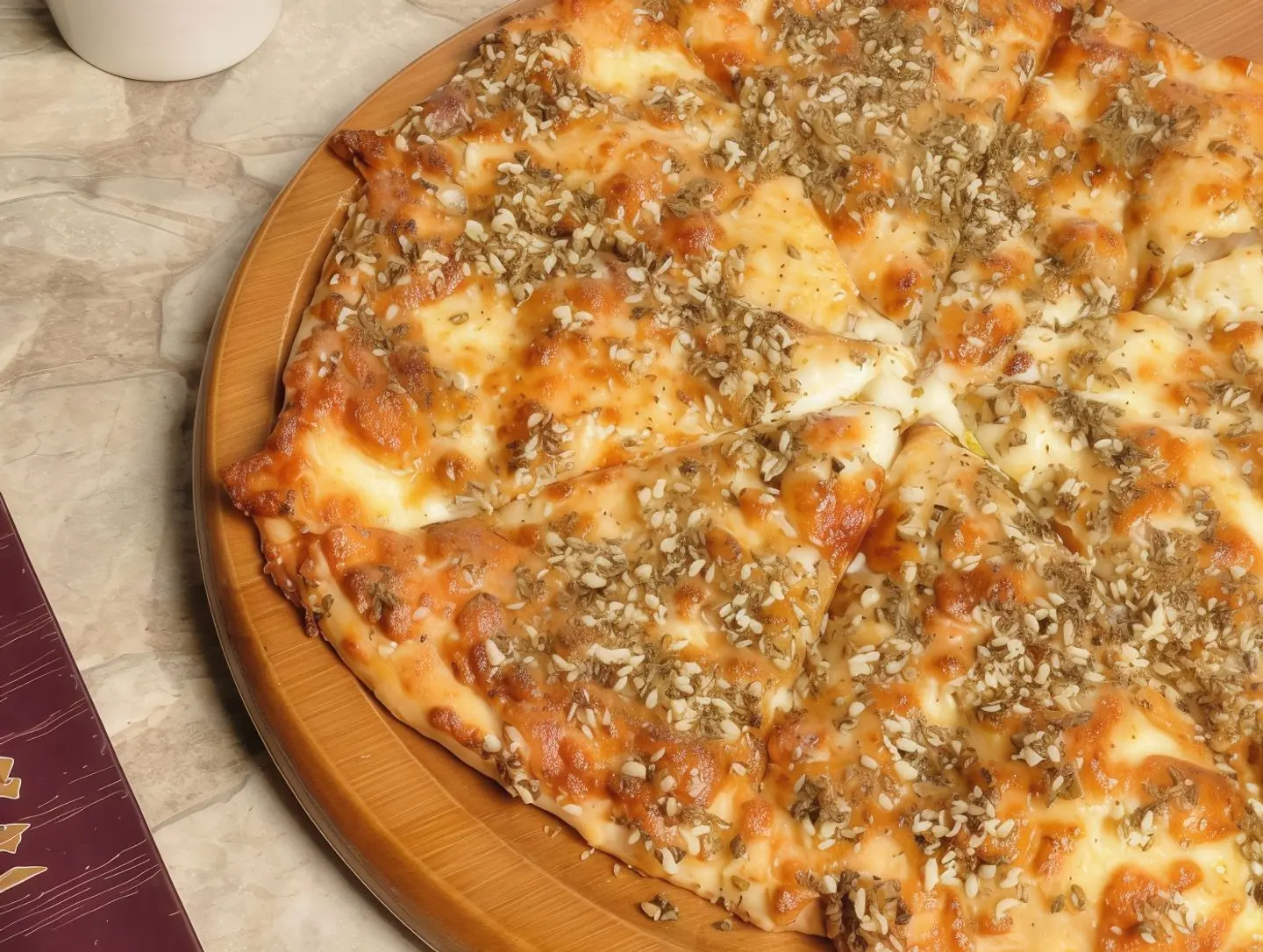 Zaatar With Cheese Pie