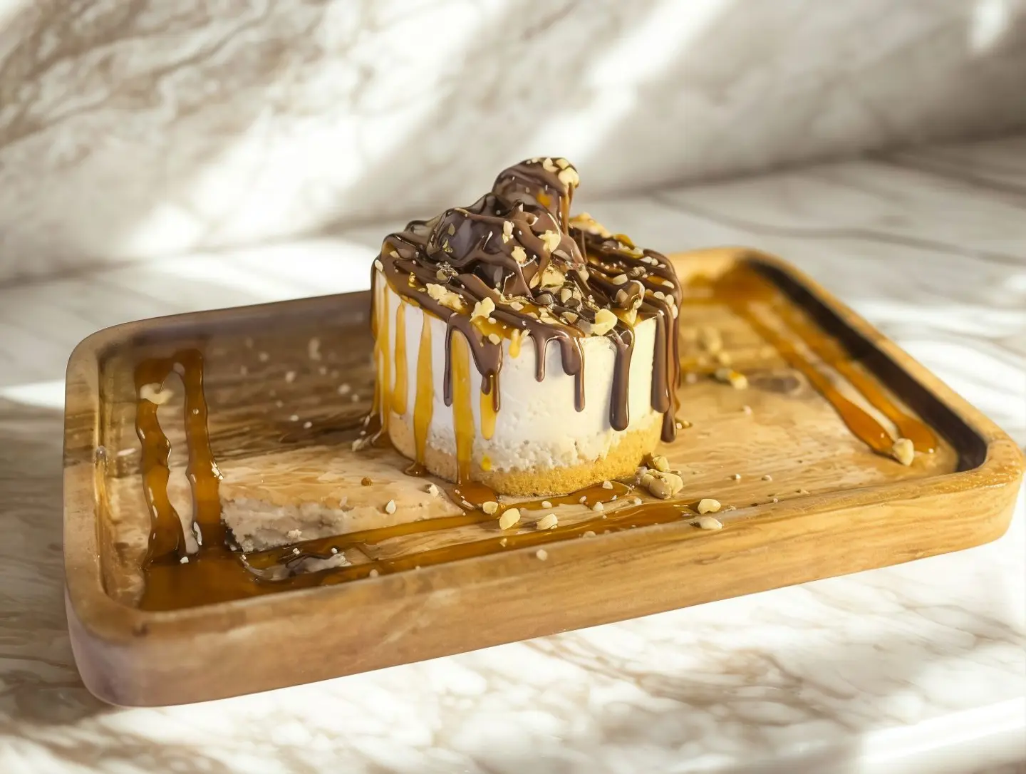 Snikers Cheesecake