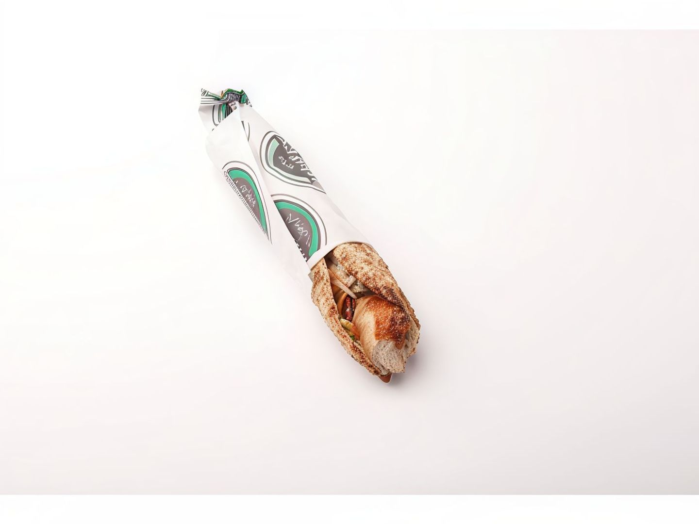 Bran Shawarma Sandwich