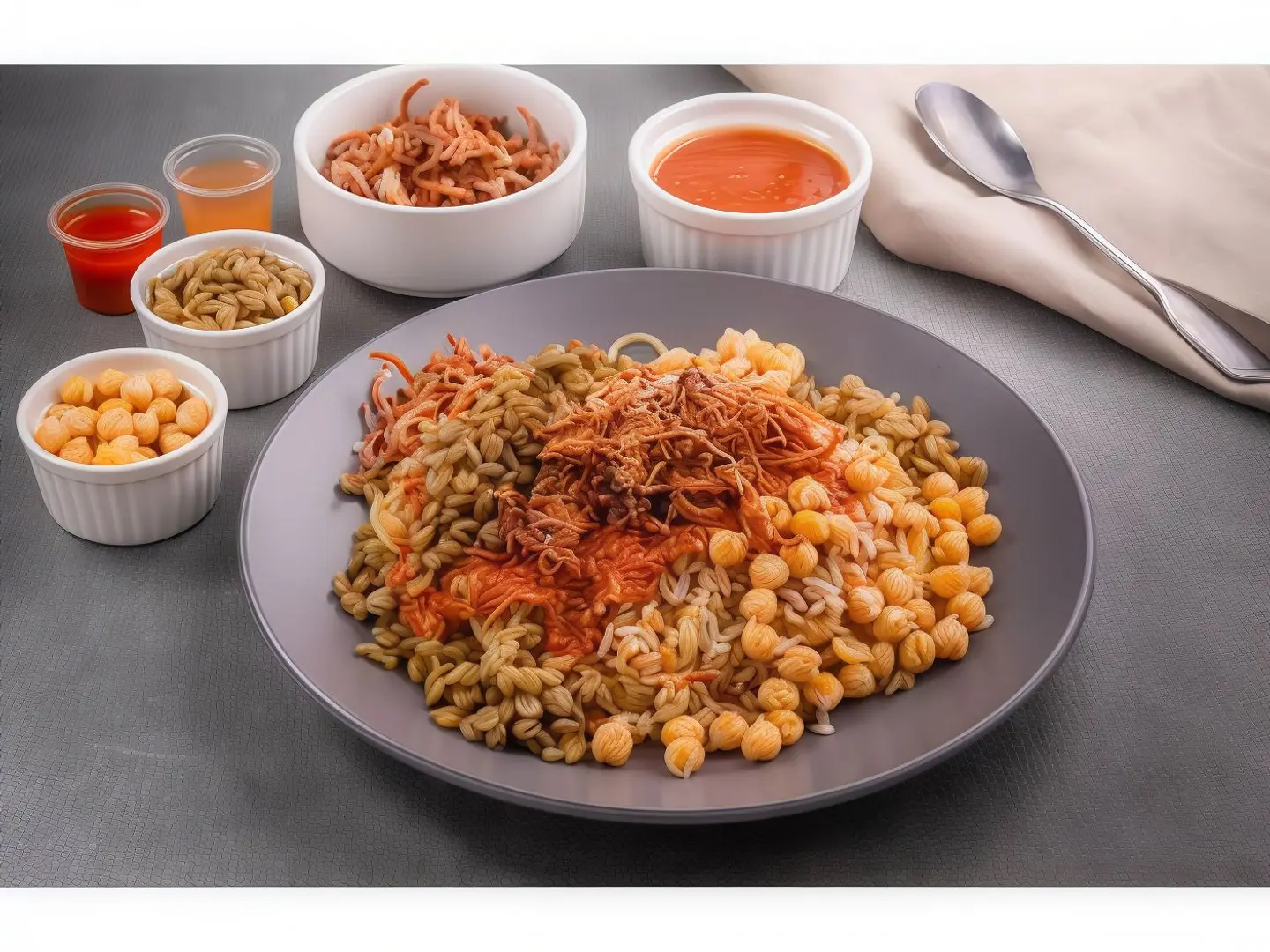 Small Koshari Box With Meat