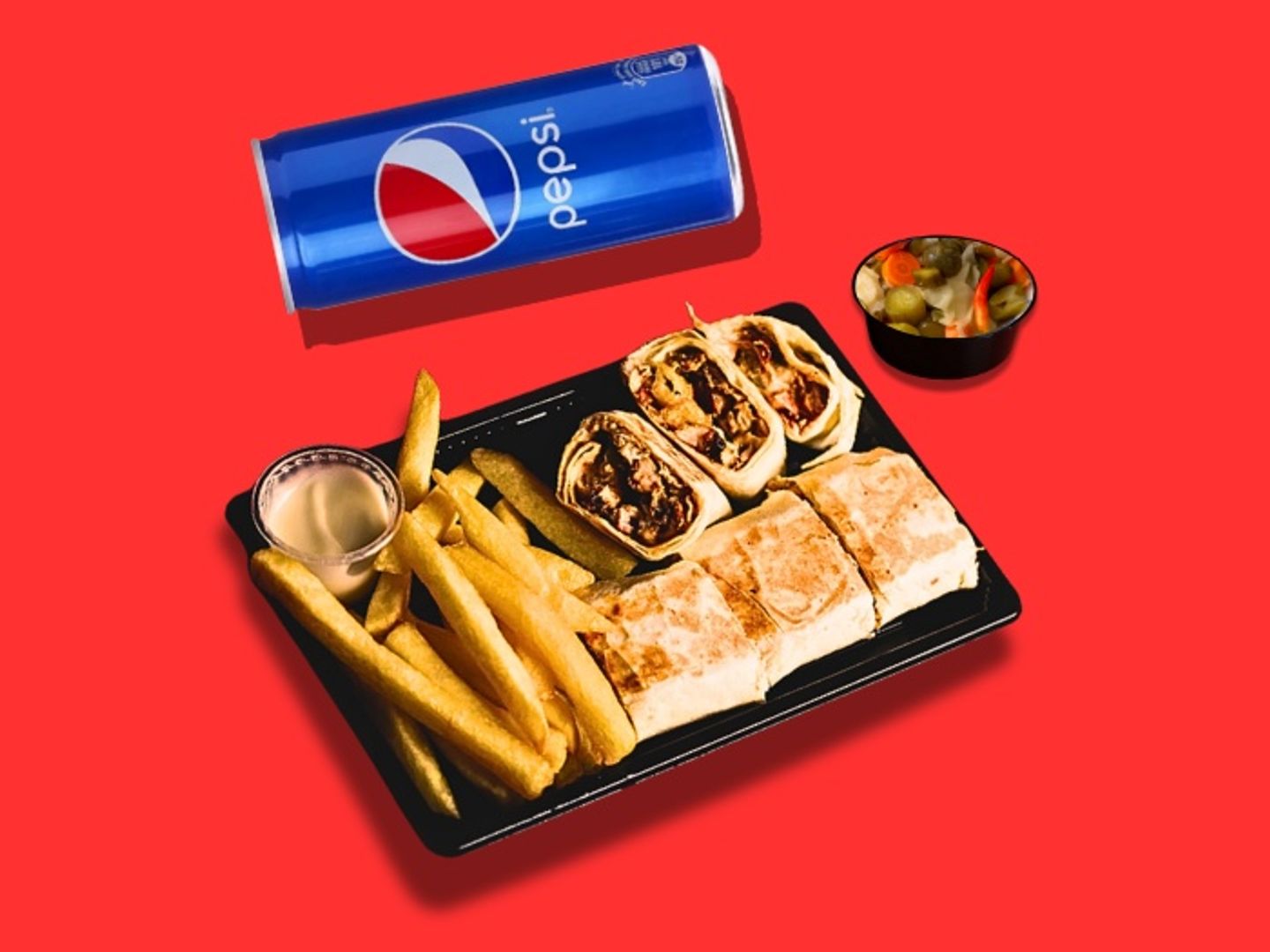 وجبة شاورما عربي