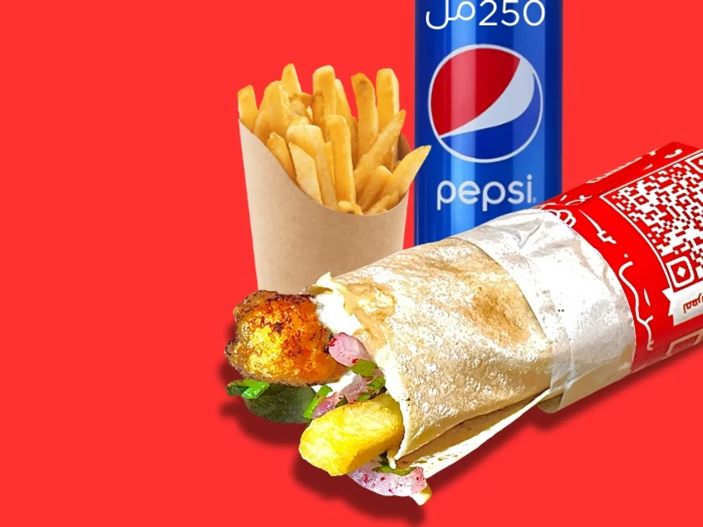 وجبة ساندوتش كباب دجاج