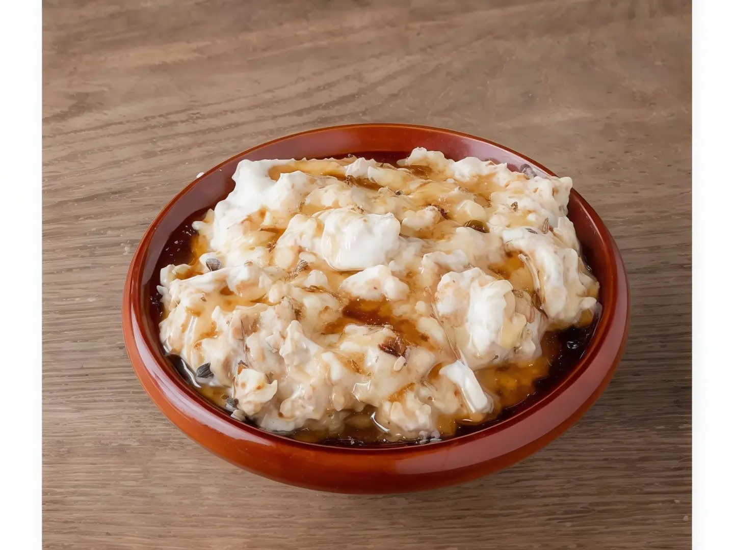 Dates Cream Honey Fatteh