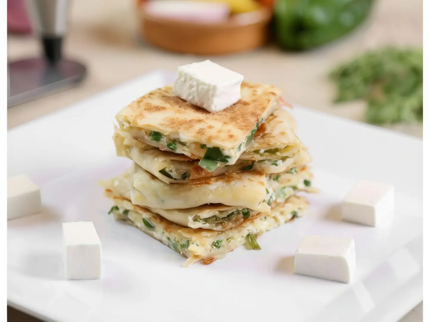 مطبق خضار جبن