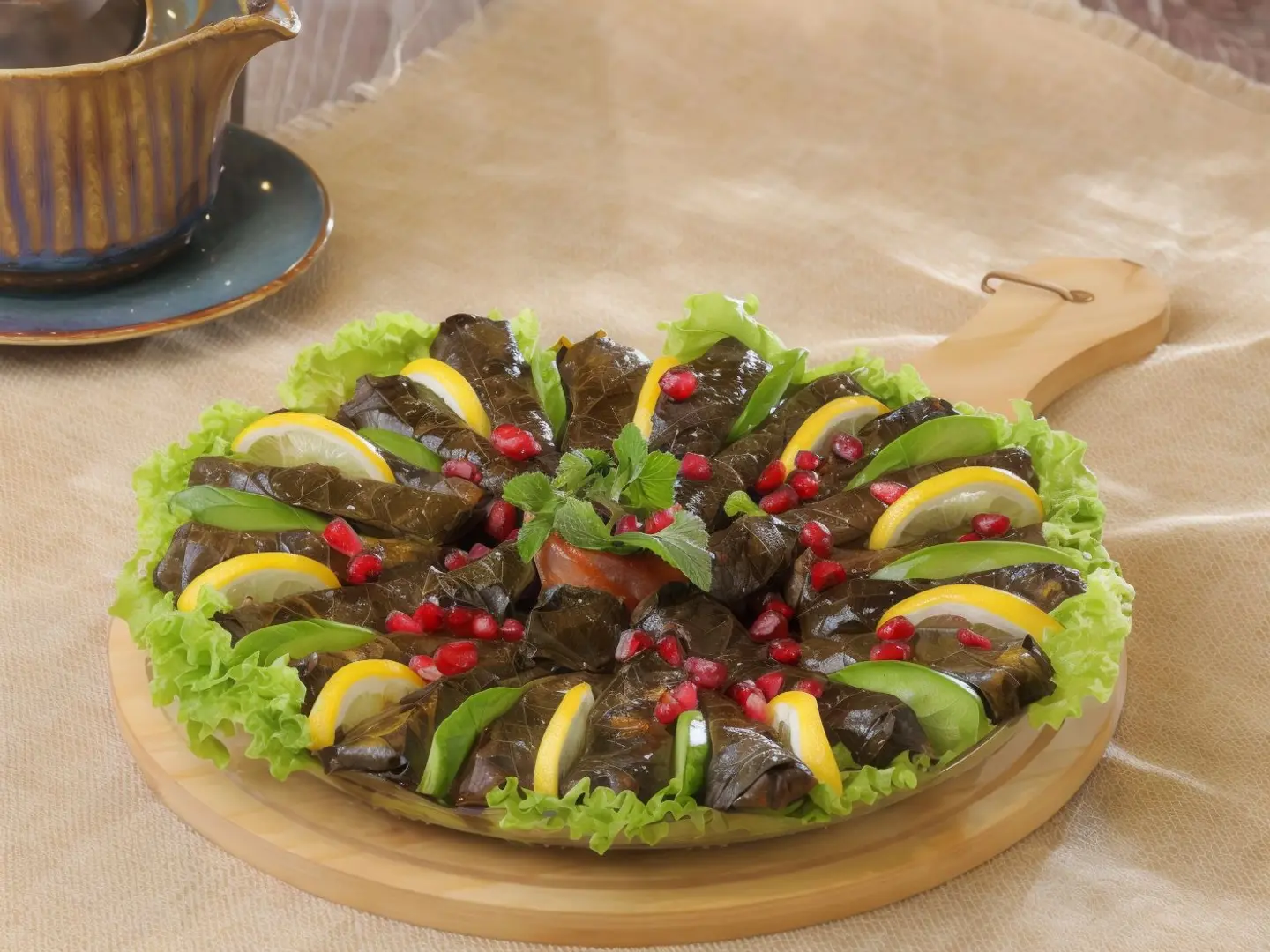 نص كيلو ورق عنب