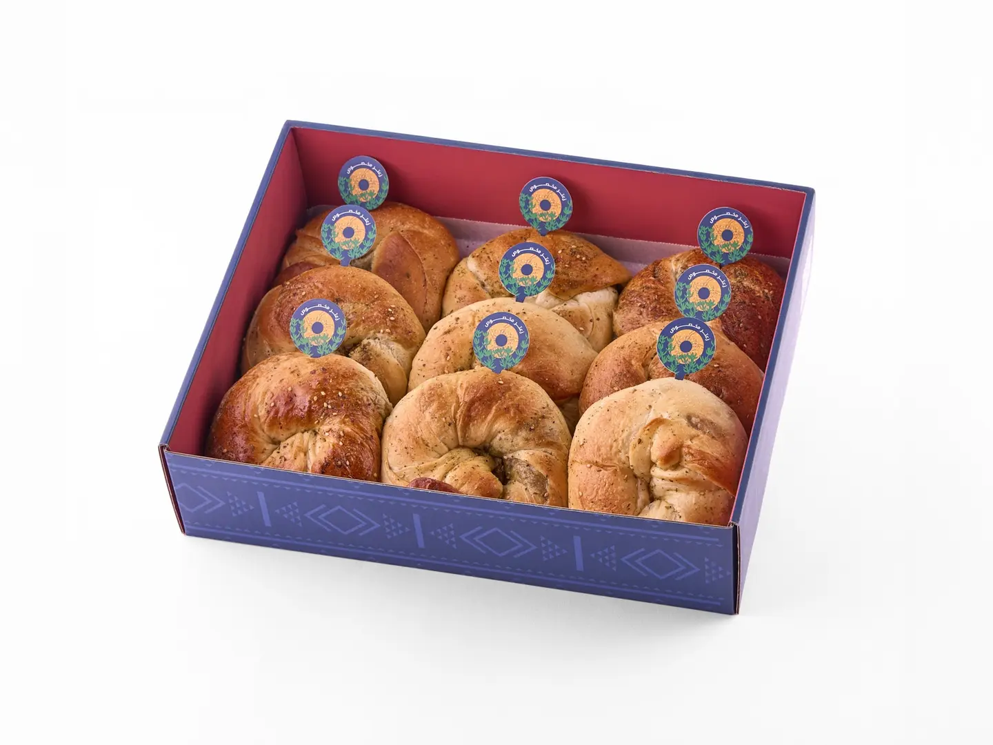 Large Thyme Fatayer Box 9 Pieces