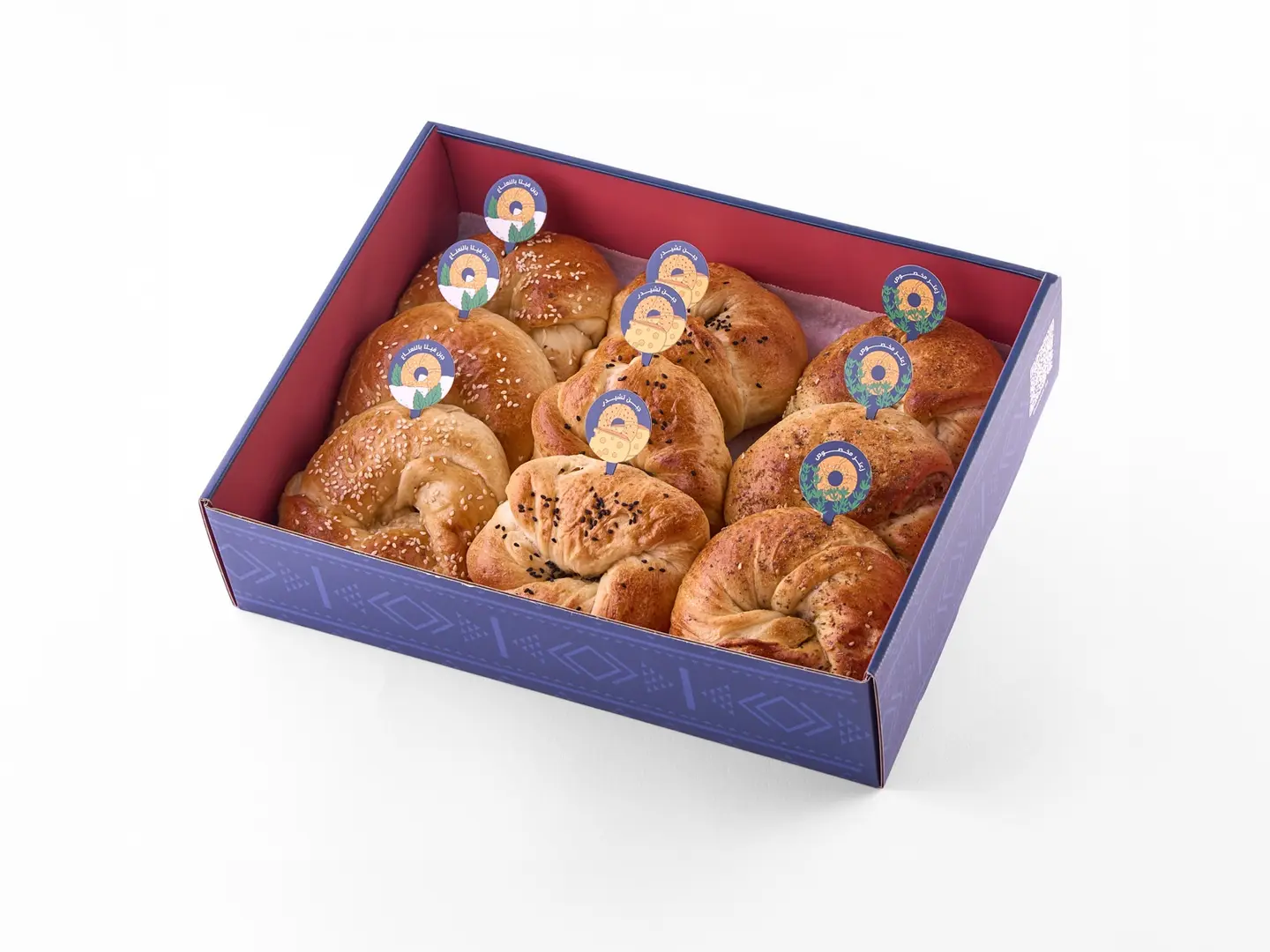 Large Mixed Fatayer Box 9 Pieces