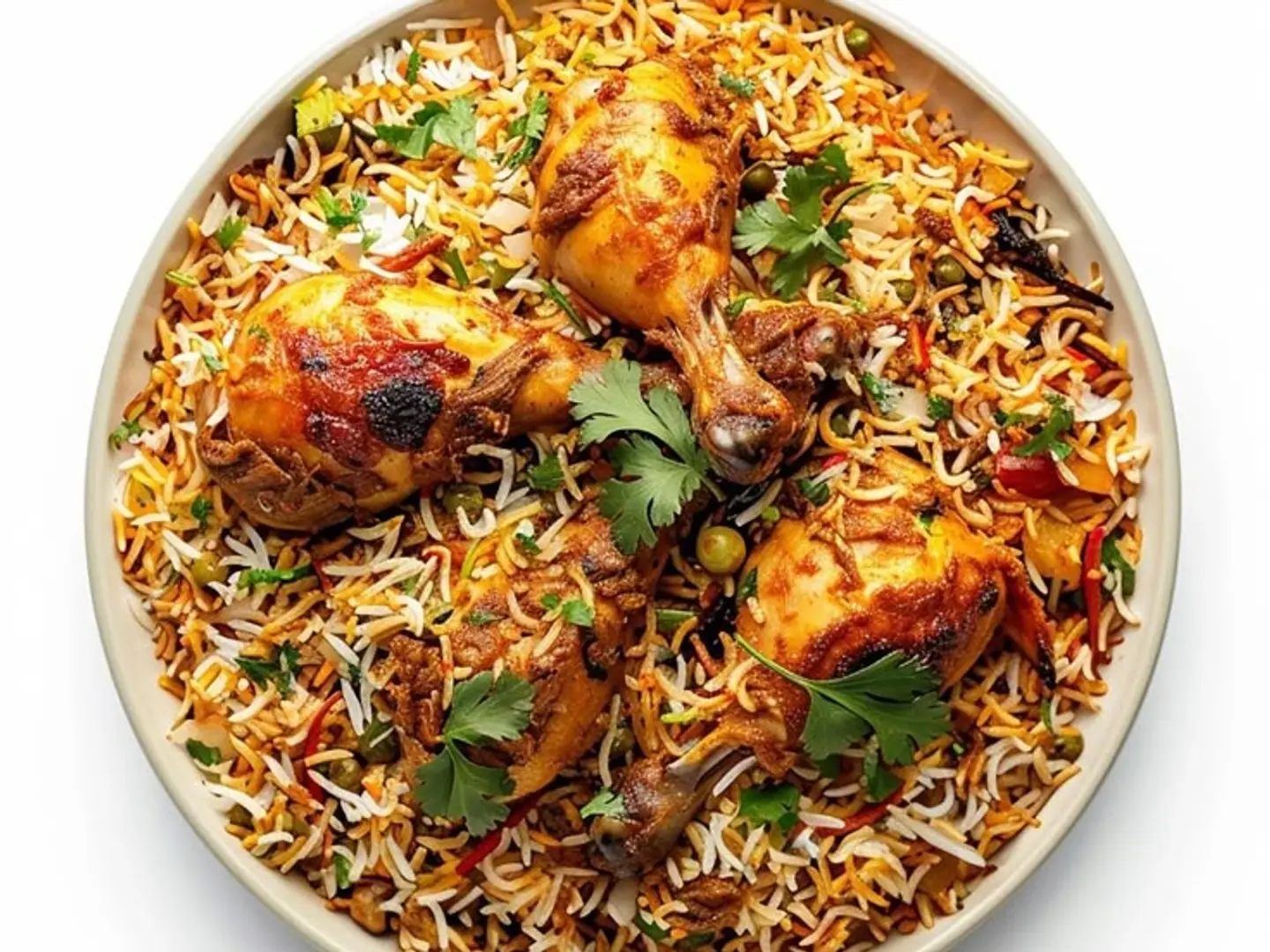 Half Chicken With Biryani Rice