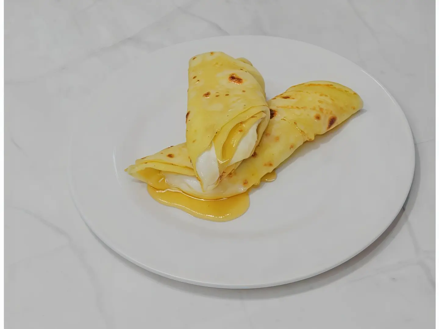 Labneh And Honey Chapati