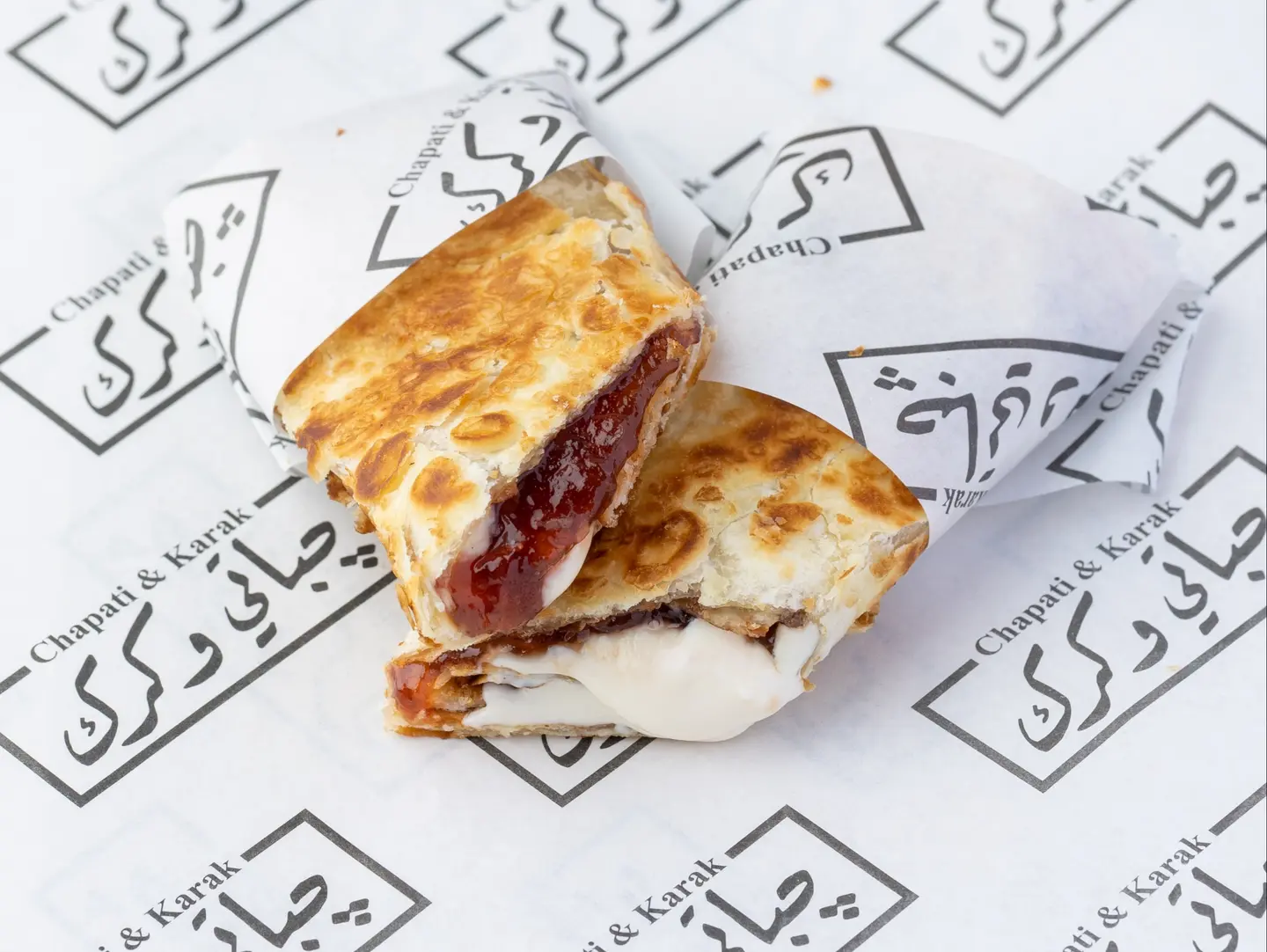 Cheese Jam Chapati