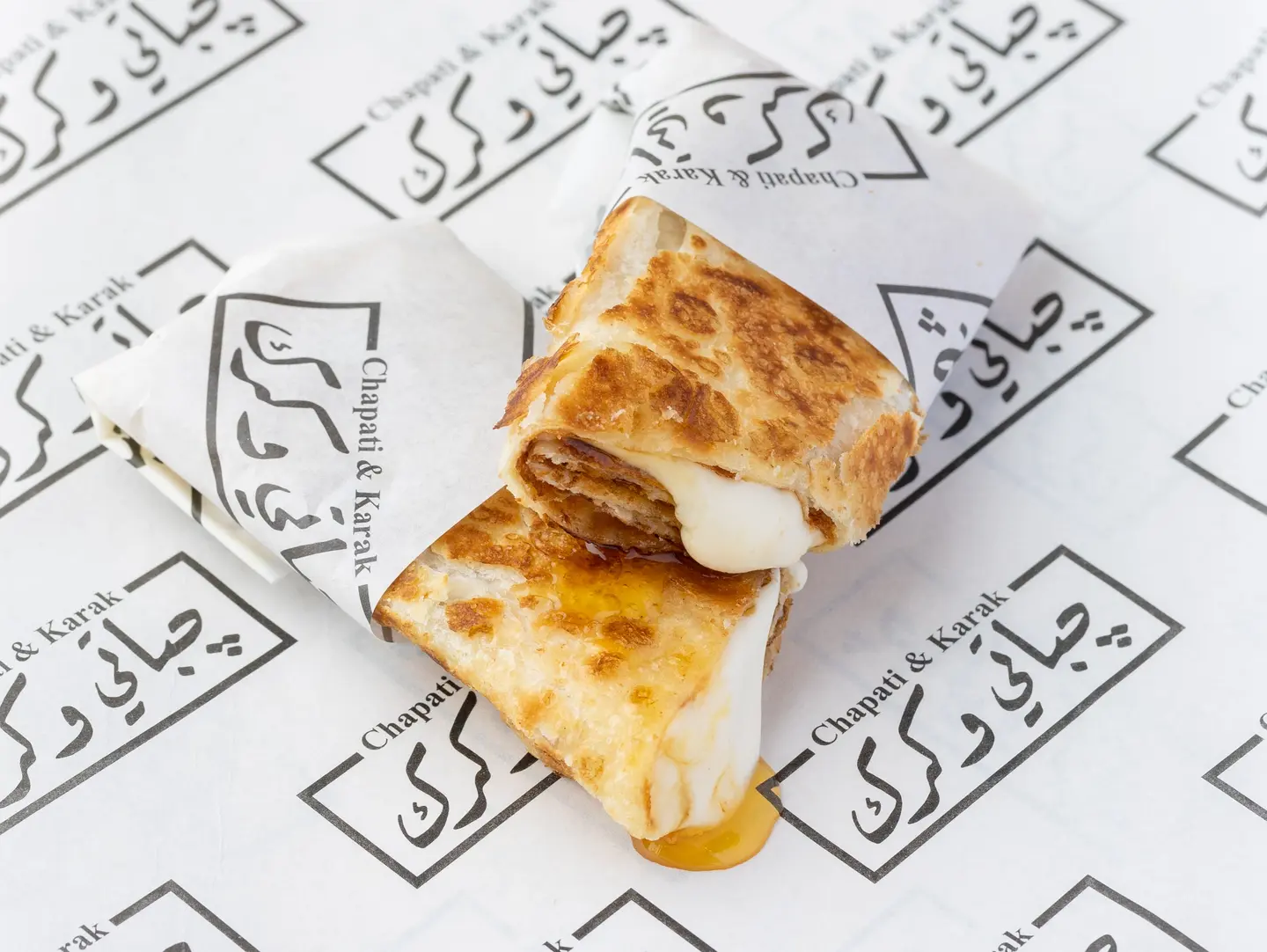 Cheese And Honey Chapati
