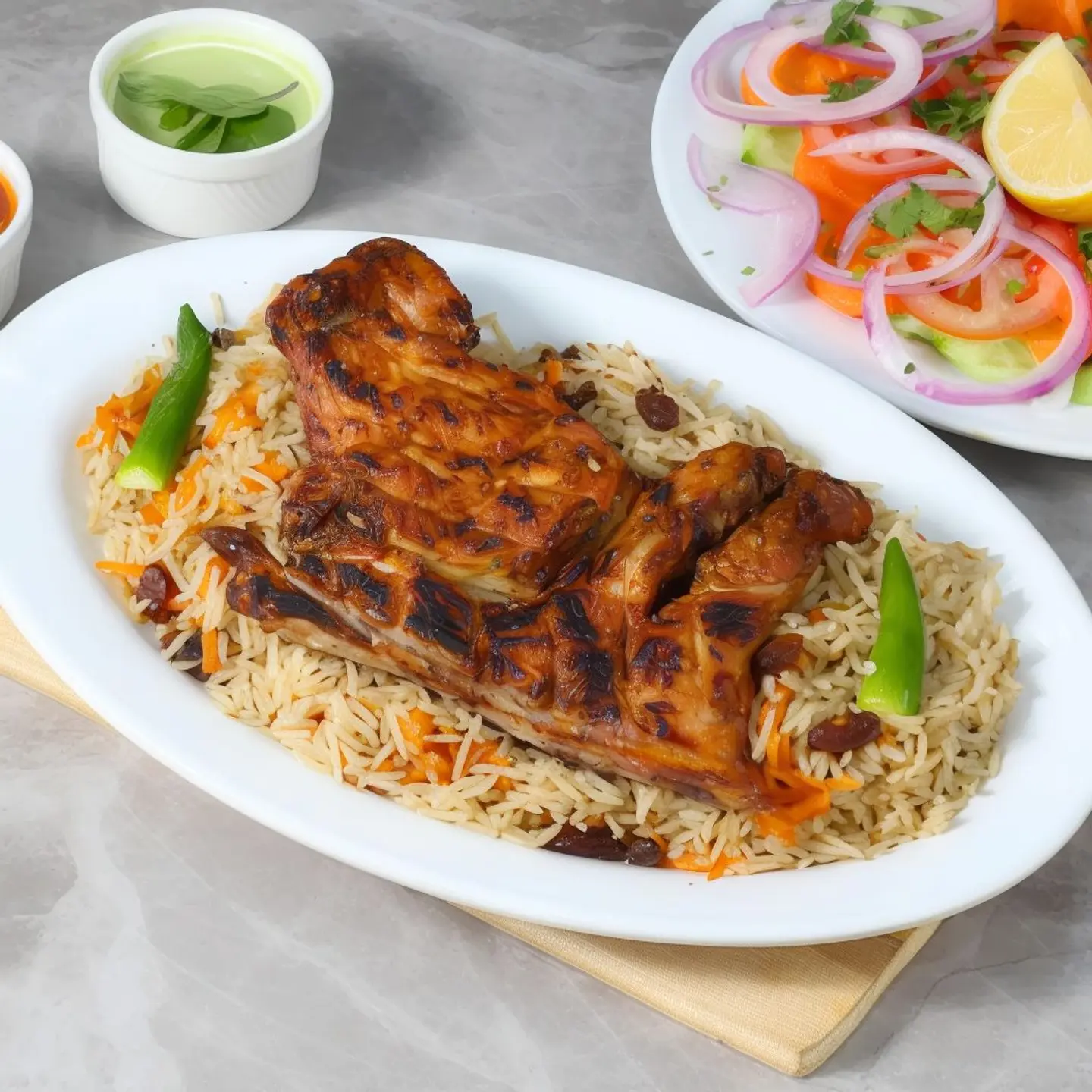 Charcoal Rice Half