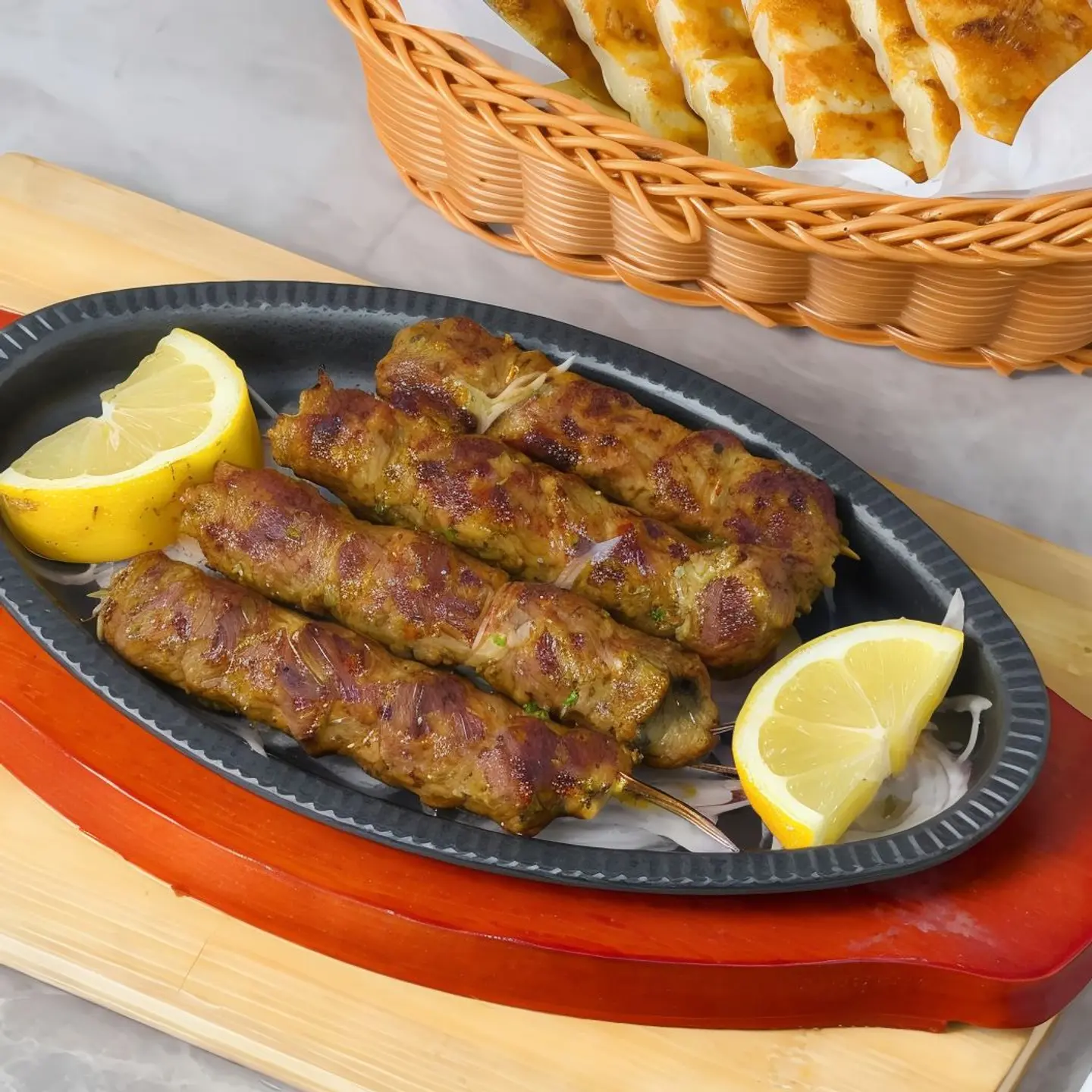 سيخ كباب لحم