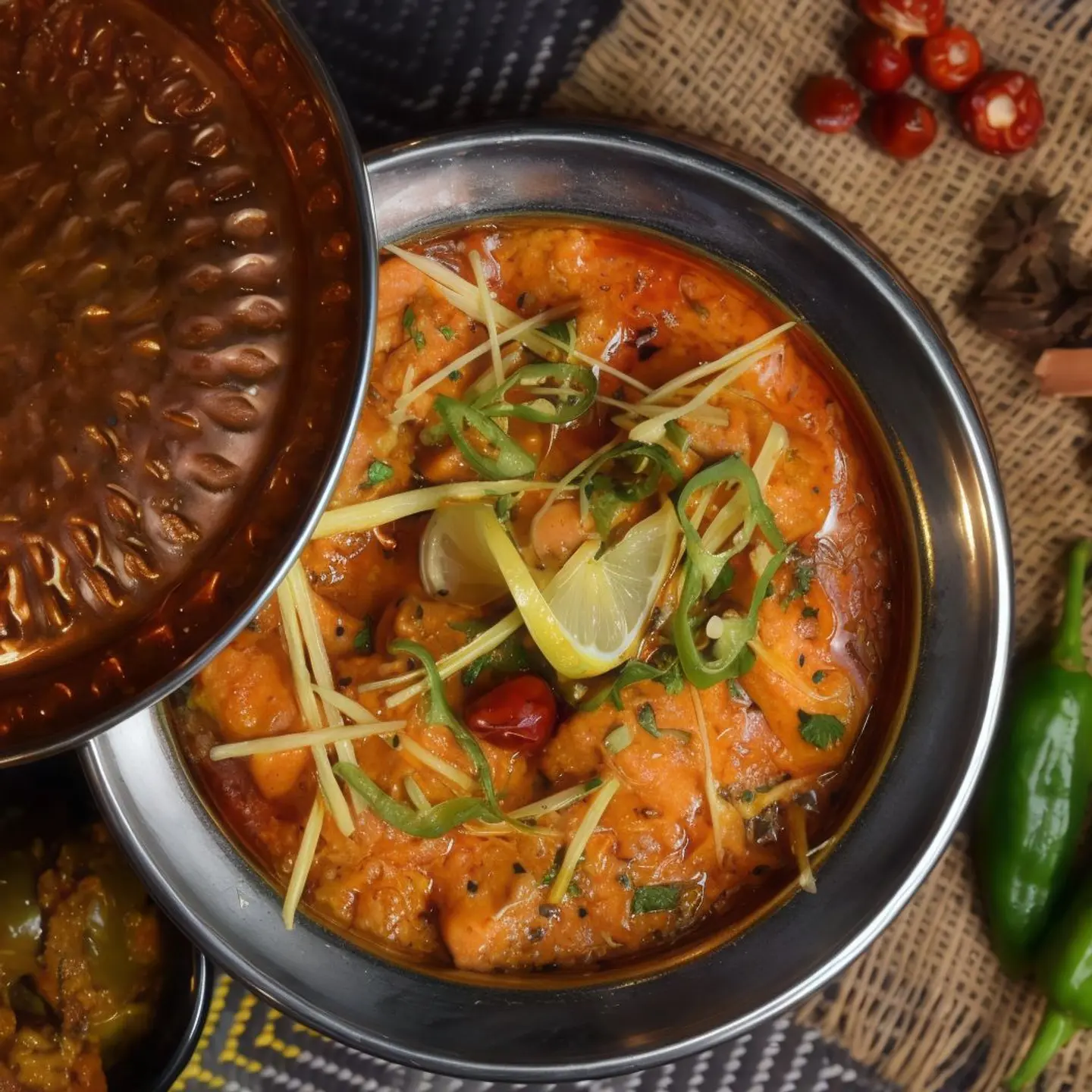 Chicken Achari Handi