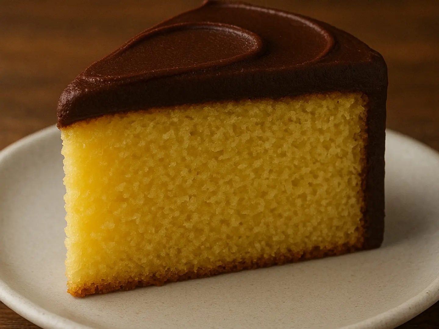كعكة صفراء بالشوكولاتة