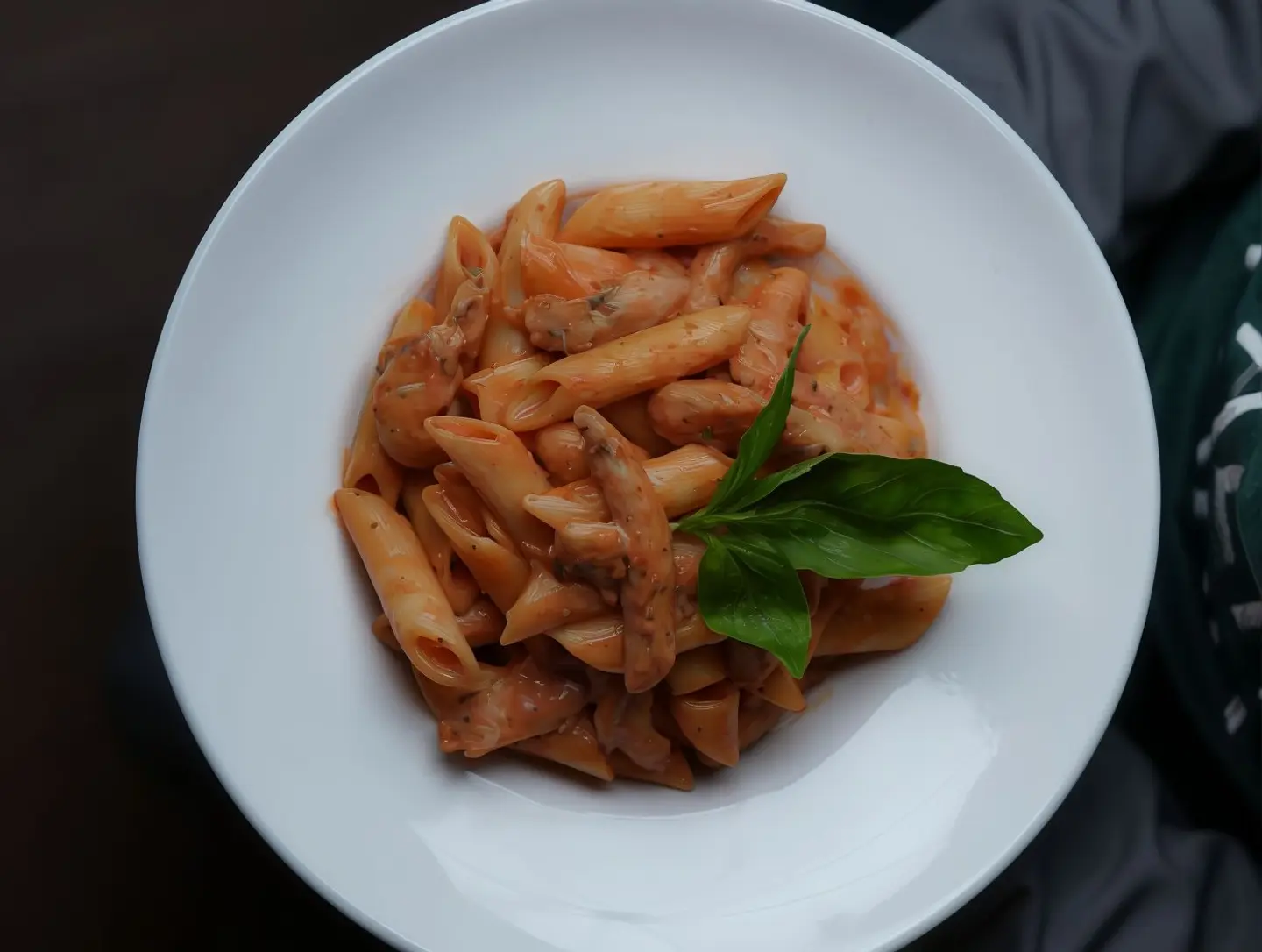 Pink Chicken Pasta